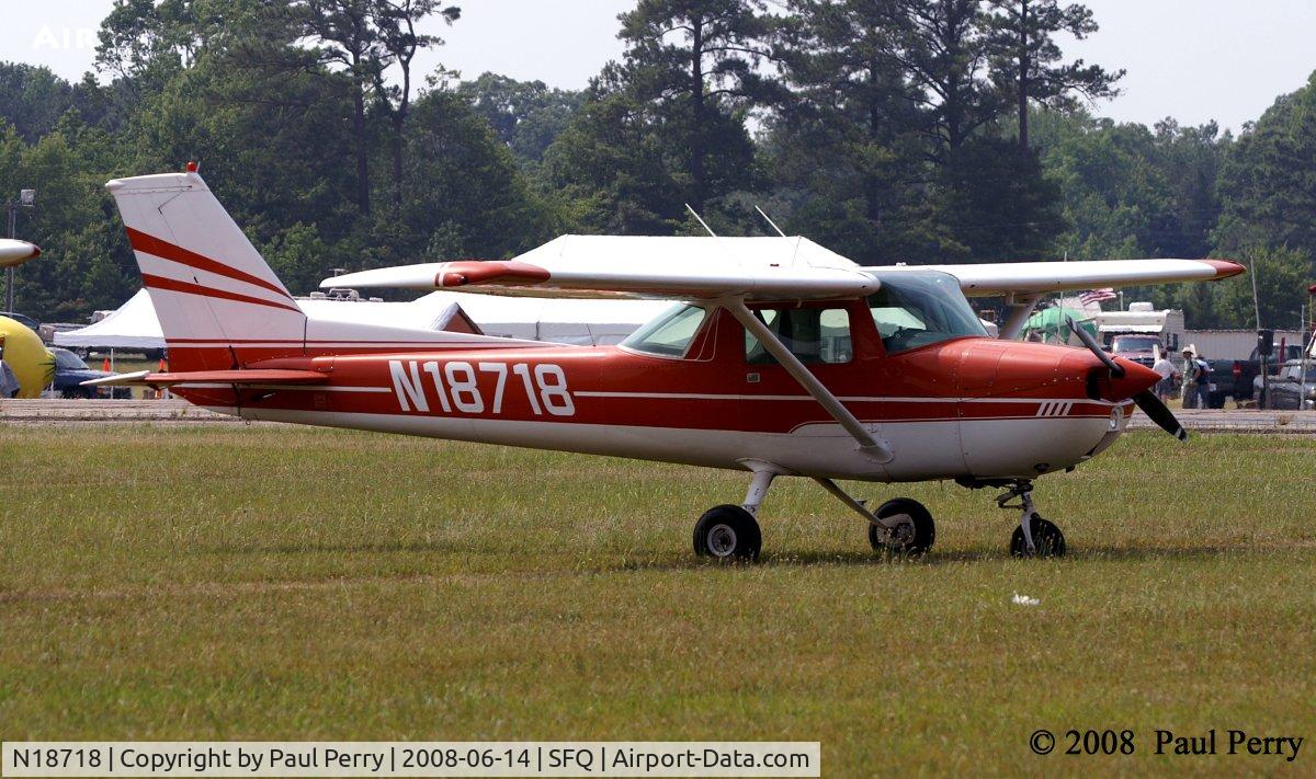 N18718, 1972 Cessna 150L C/N 15074058, In for the festivities at the Virginia Regional Fly In