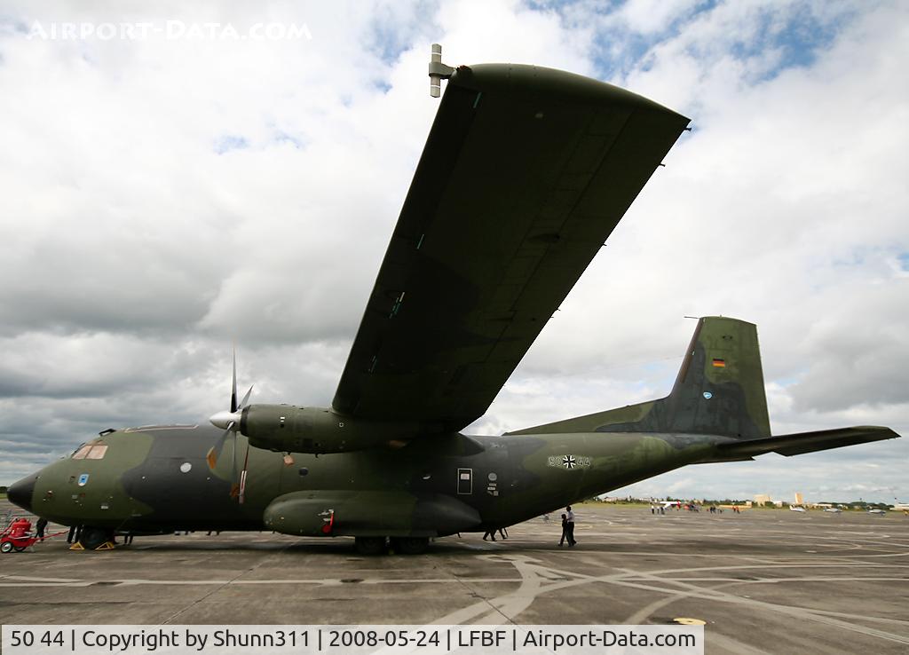 50 44, Transall C-160D C/N D66, Diplayed during Air Expo 2008 at LFBF