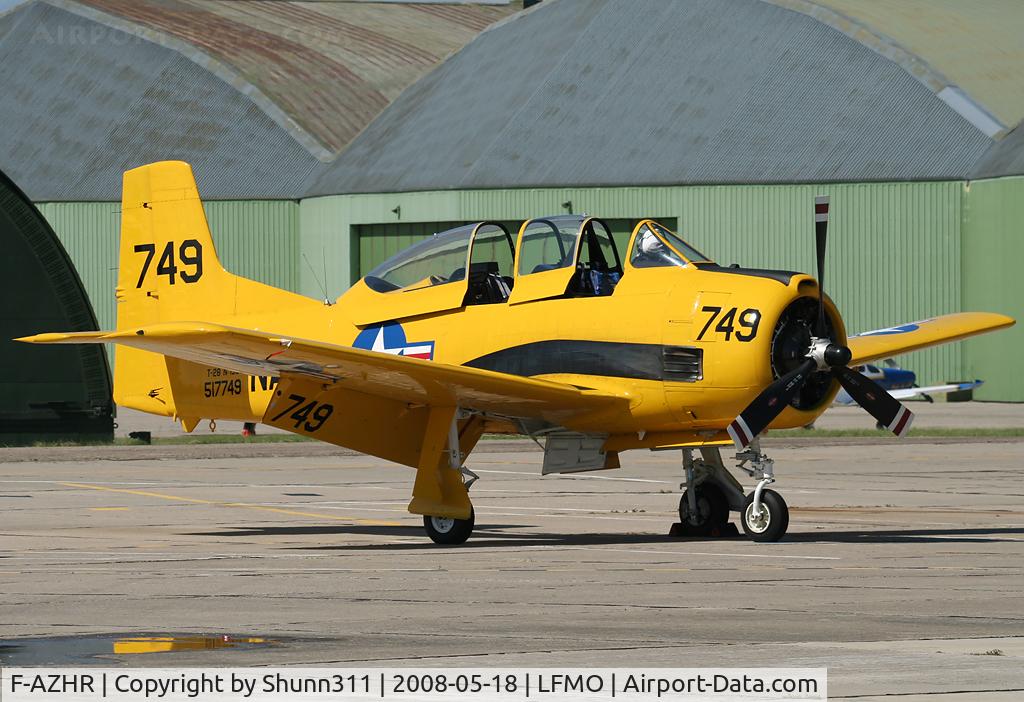 F-AZHR, North American T-28A Fennec C/N 174-602, Used as demo aircraft during LFMO Airshow 2008