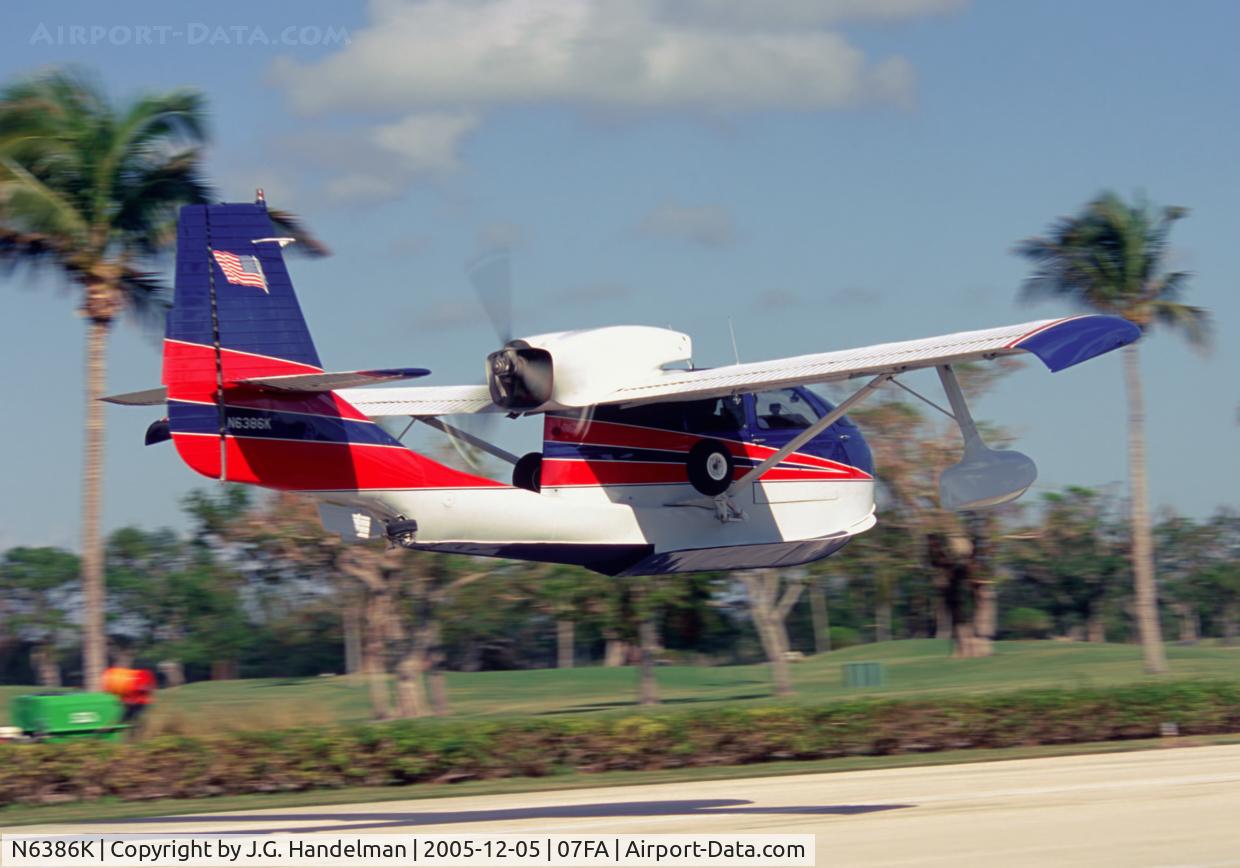 N6386K, 1947 Republic RC-3 Seabee C/N 615, low level at Ocean Reef