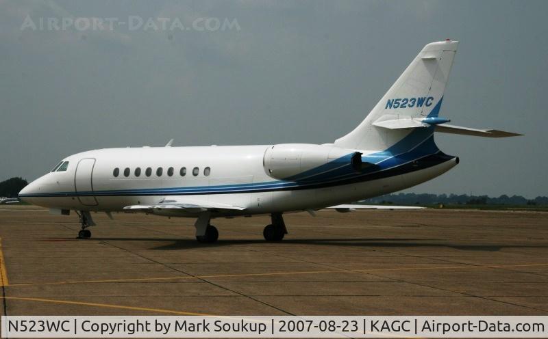 N523WC, 2003 Dassault Falcon 2000 C/N 212, N523WC @ KAGC