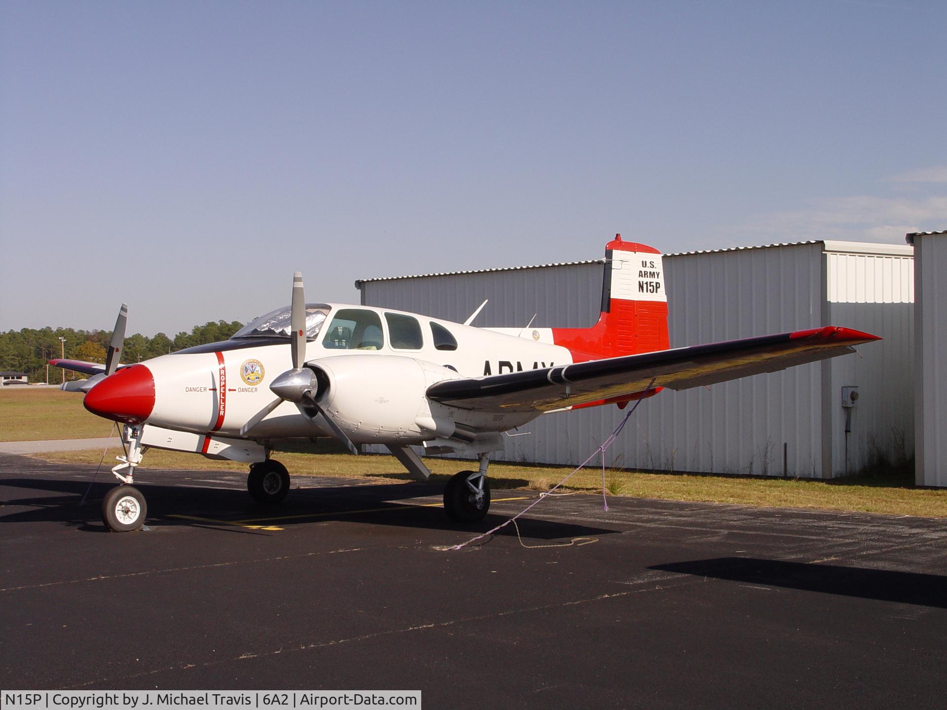 N15P, 1956 Beech D50 Twin Bonanza C/N DH-92, N15P at 6A2
