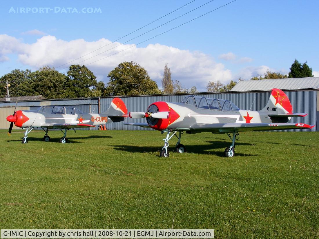 G-IMIC, 1989 Bacau Yak-52 C/N 8910001, Previous ID: RA-02149, With G-CUPS