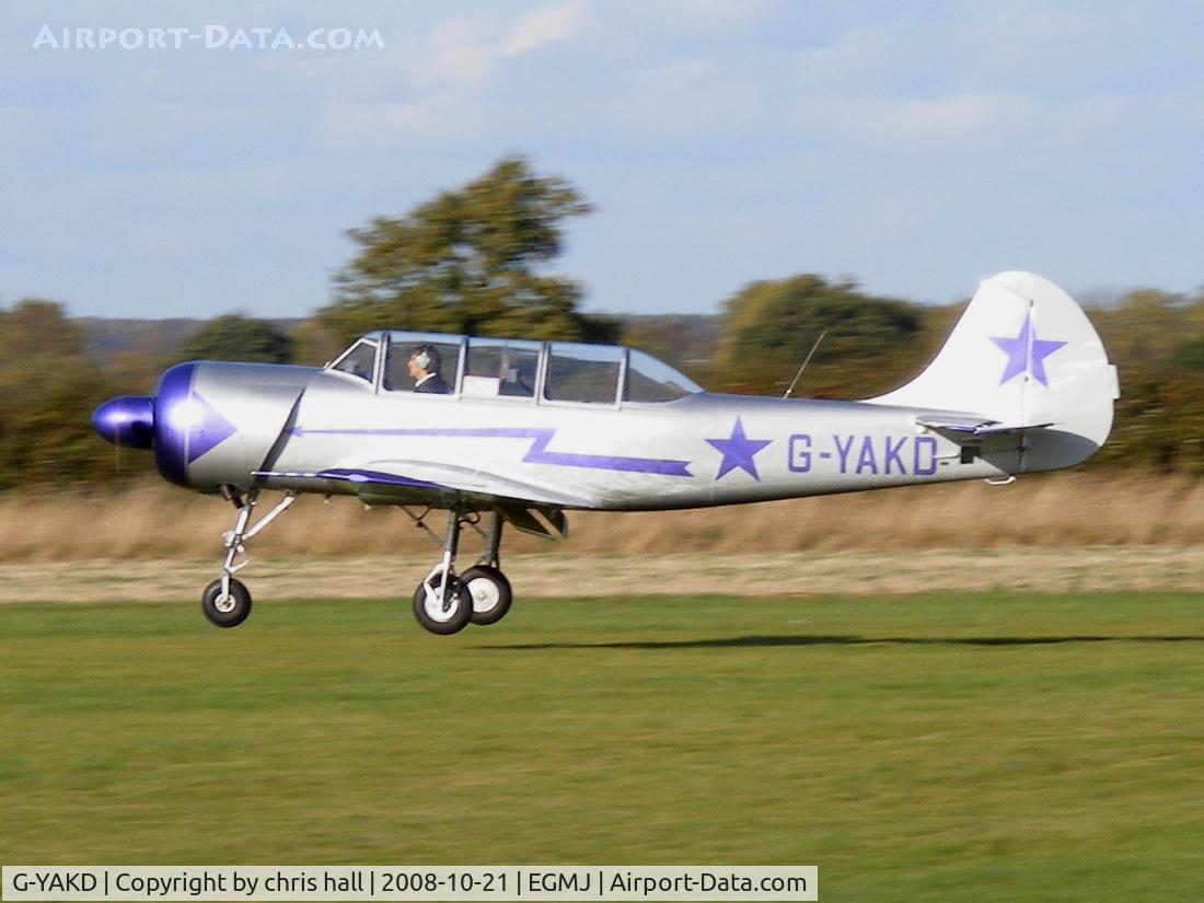 G-YAKD, 1984 Yakovlev Yak-52 C/N 845002, Previous ID: LY-AQQ