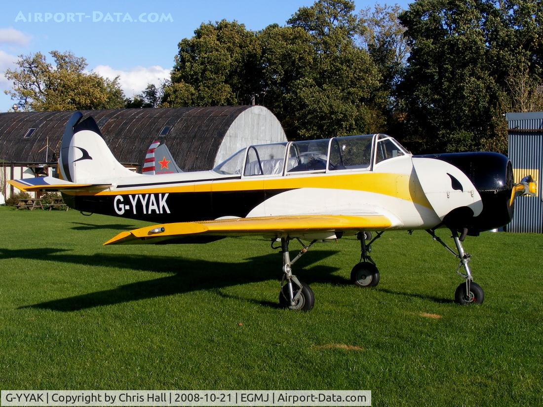 G-YYAK, 1987 Bacau Yak-52 C/N 878101, Previous ID: LY-AOM