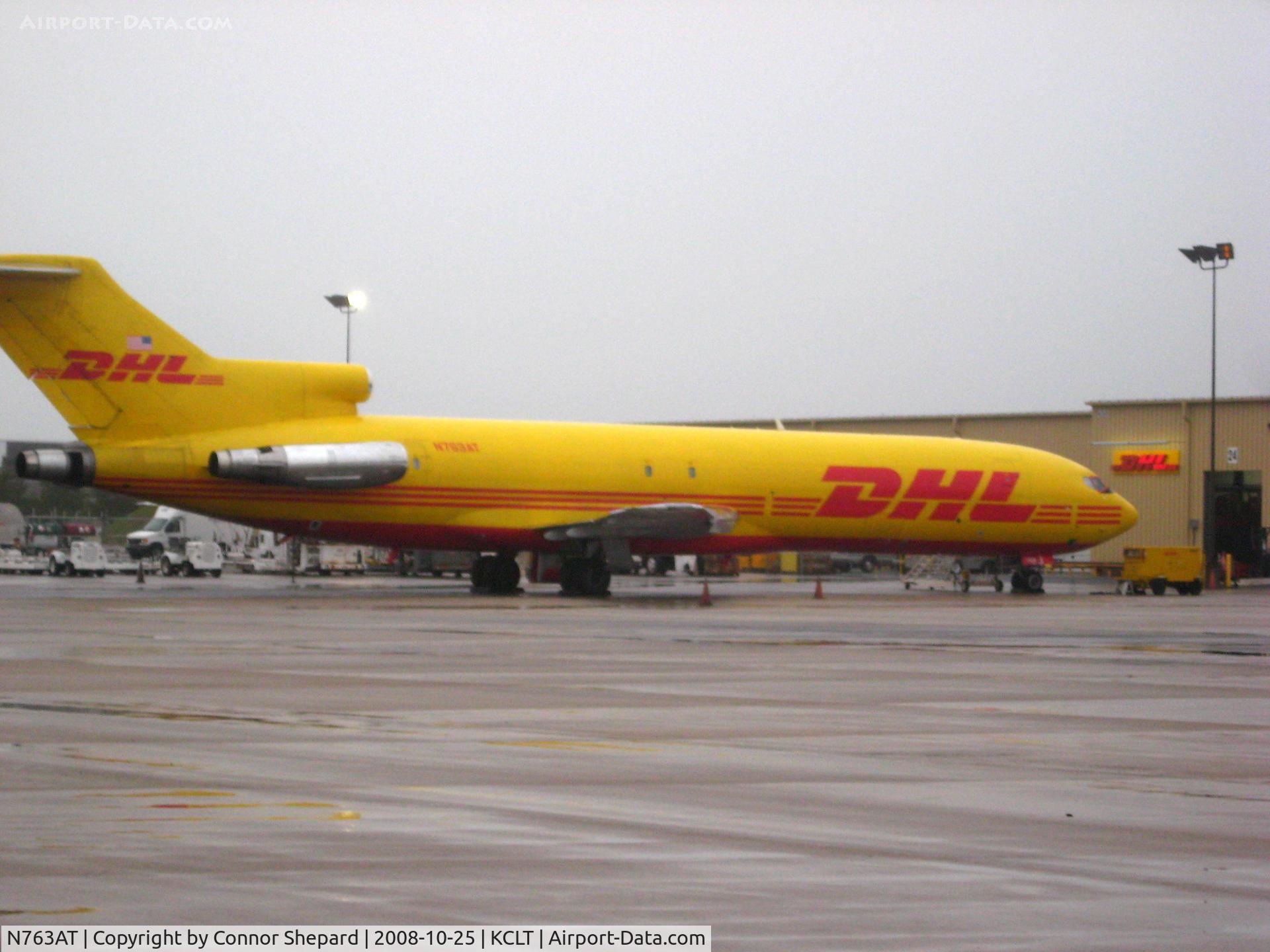 N763AT, 1982 Boeing 727-264 C/N 22983, 727 at DHL terminal