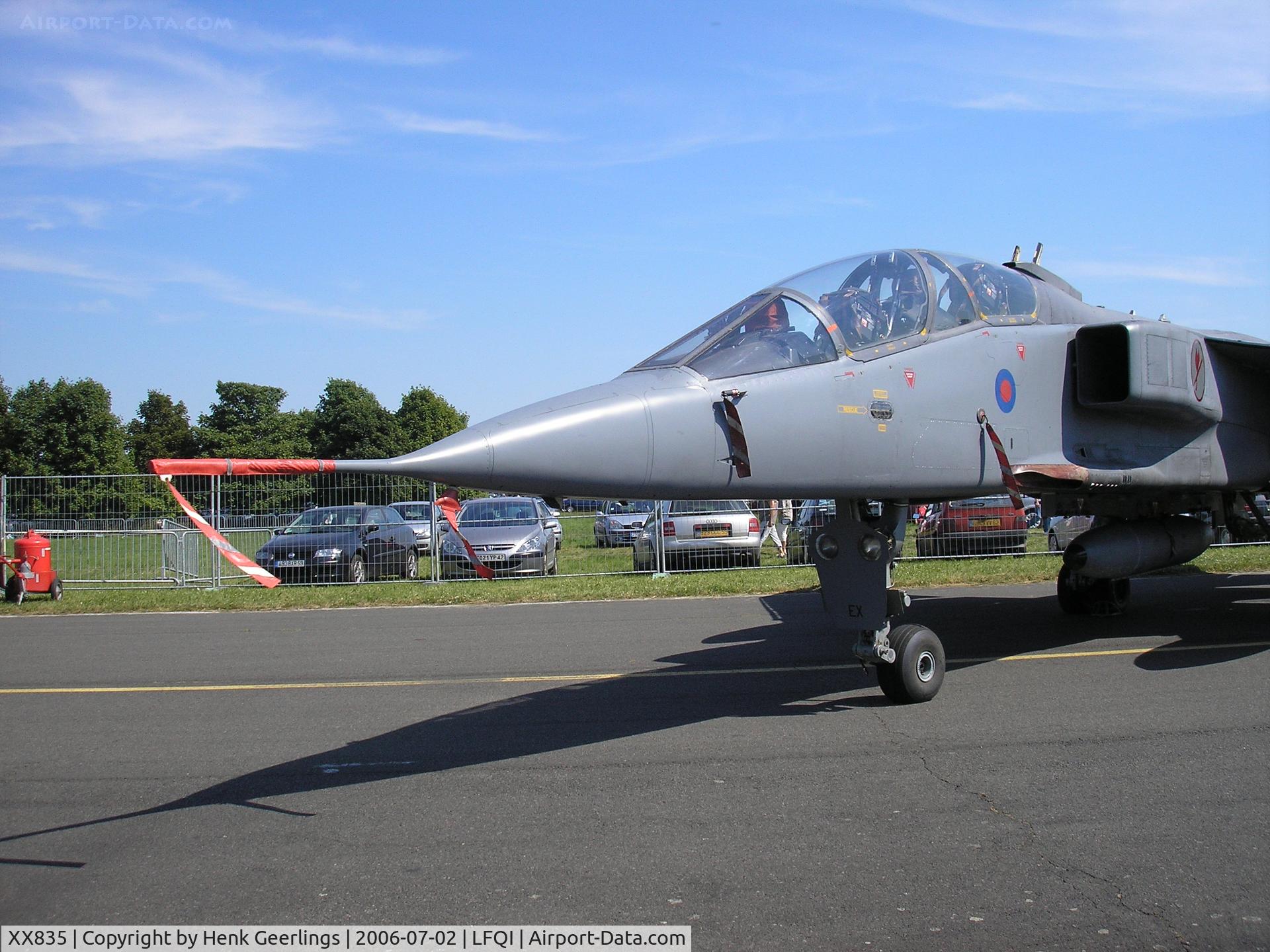 XX835, Sepecat Jaguar T.4 C/N B.23, French AF Openday  at Cambrai AFB 2006   RAF