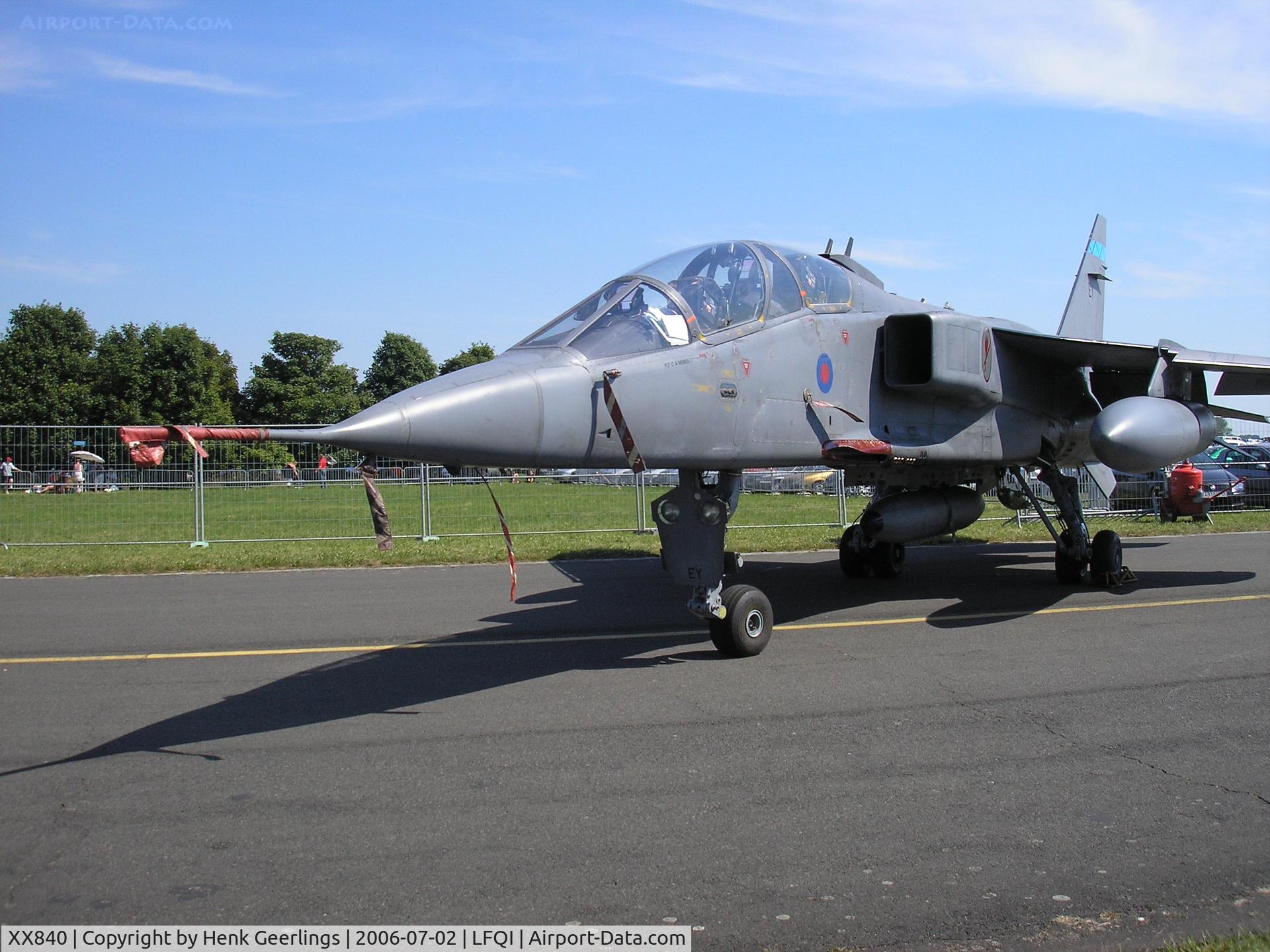 XX840, 1975 Sepecat Jaguar T.4 C/N B.28, French AF Openday  at Cambrai AFB 2006