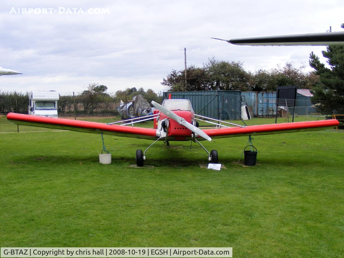 G-BTAZ, 1990 Evans VP-2 Volksplane C/N PFA 063-11474, at the City of Norwich Aviation Museum