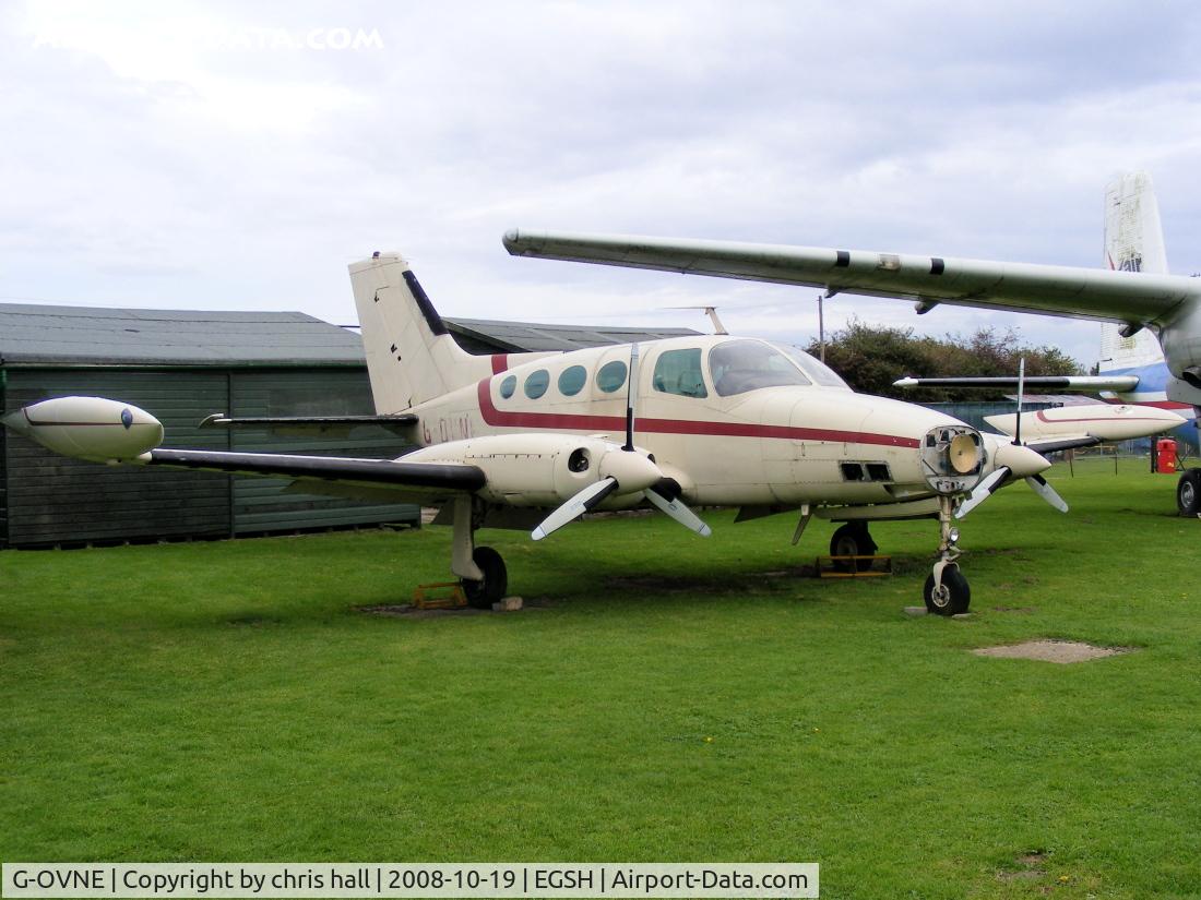 G-OVNE, 1969 Cessna 401A C/N 401A-0036, at the City of Norwich Aviation Museum
