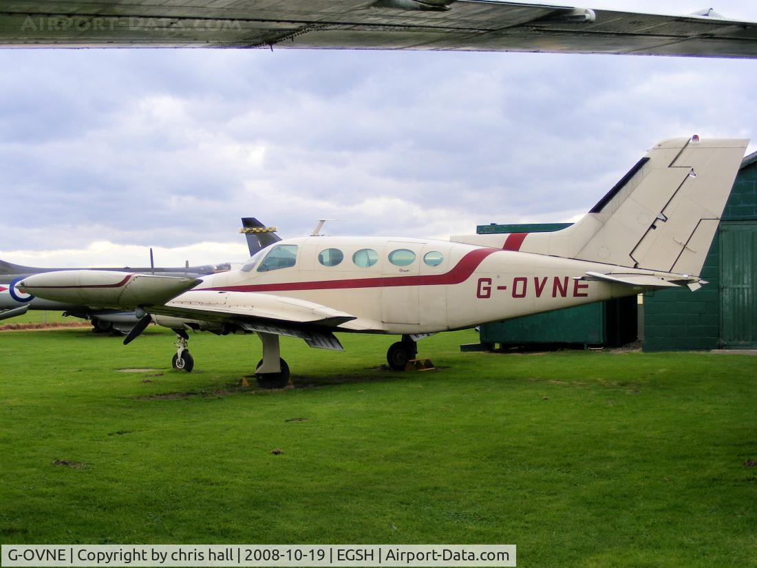 G-OVNE, 1969 Cessna 401A C/N 401A-0036, at the City of Norwich Aviation Museum