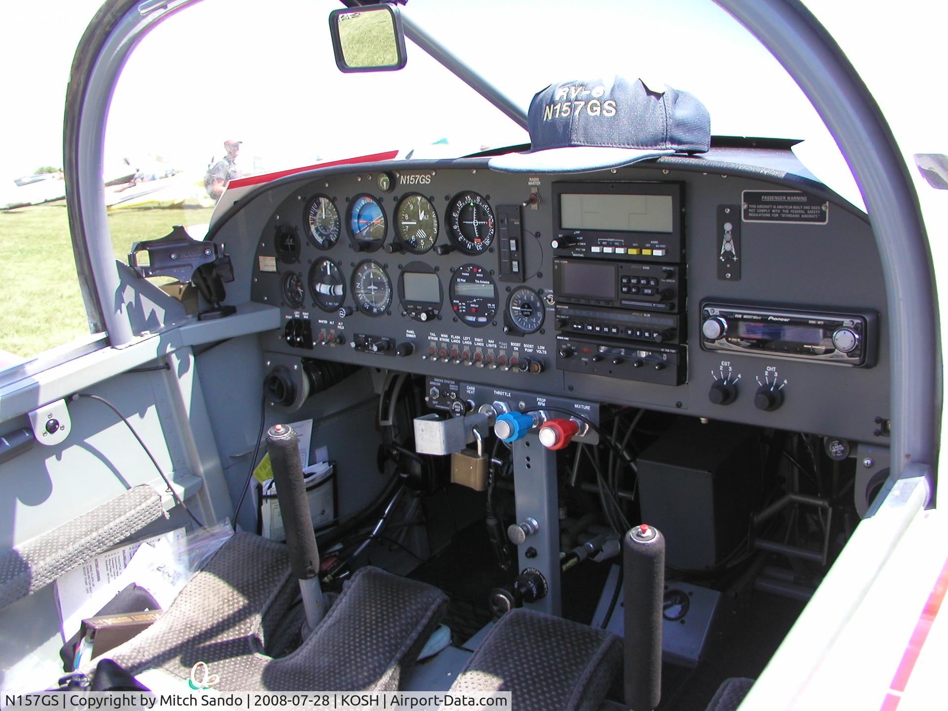 N157GS, 1997 Vans RV-6 C/N 20480, EAA AirVenture 2008.