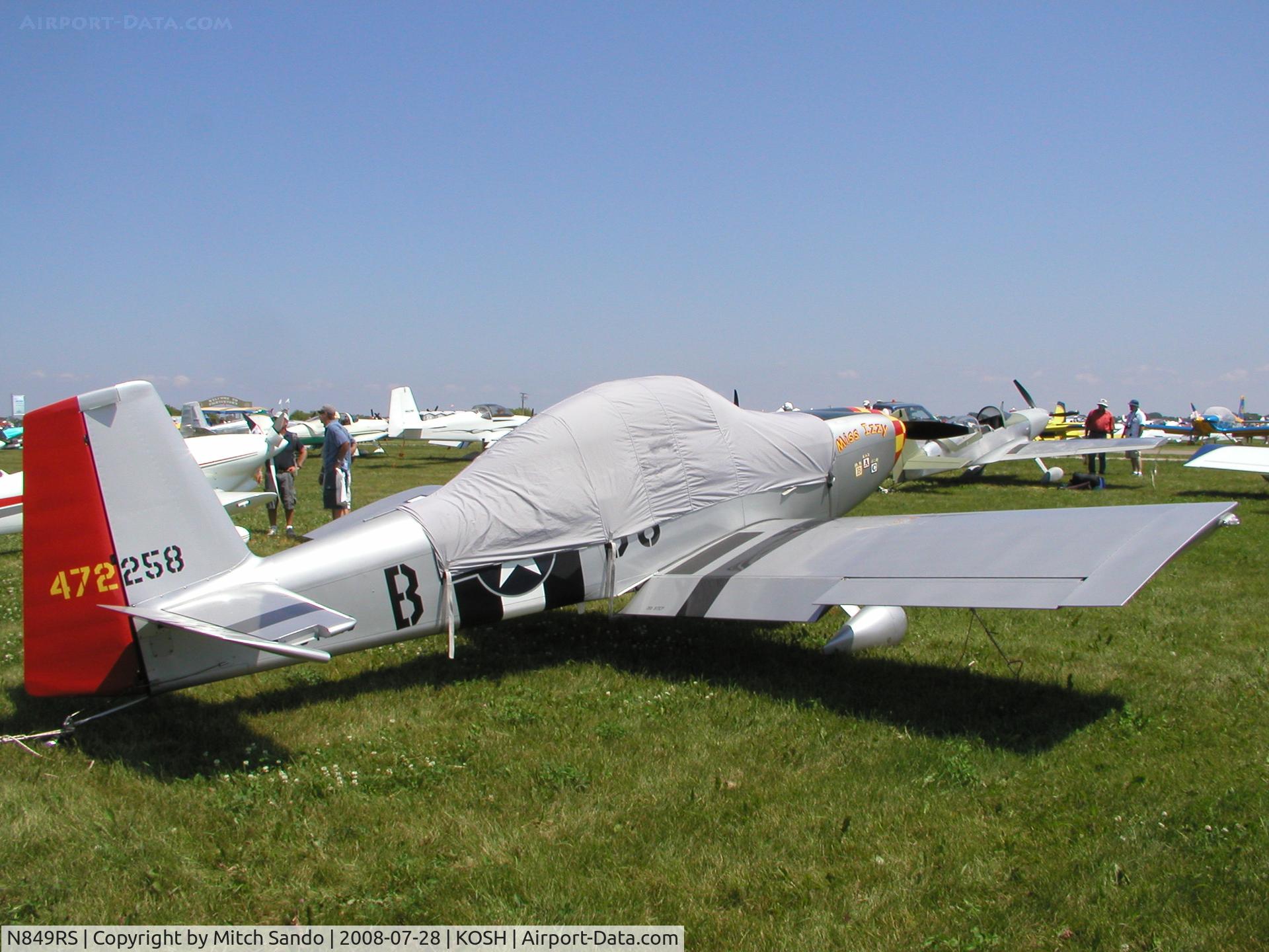 N849RS, 2006 Vans RV-8 C/N 81589, EAA AirVenture 2008.