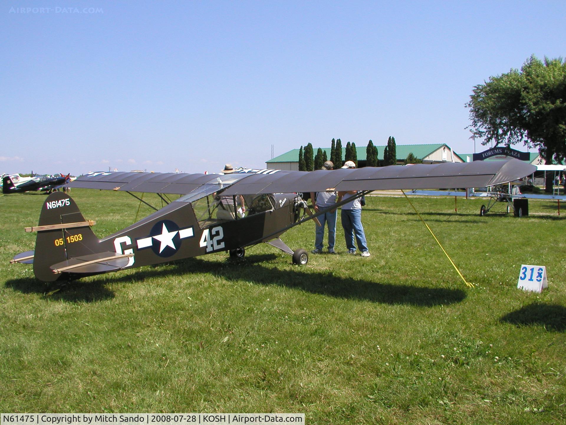 N61475, 2003 Preceptor N-3 Pup C/N 051503, EAA AirVenture 2008.