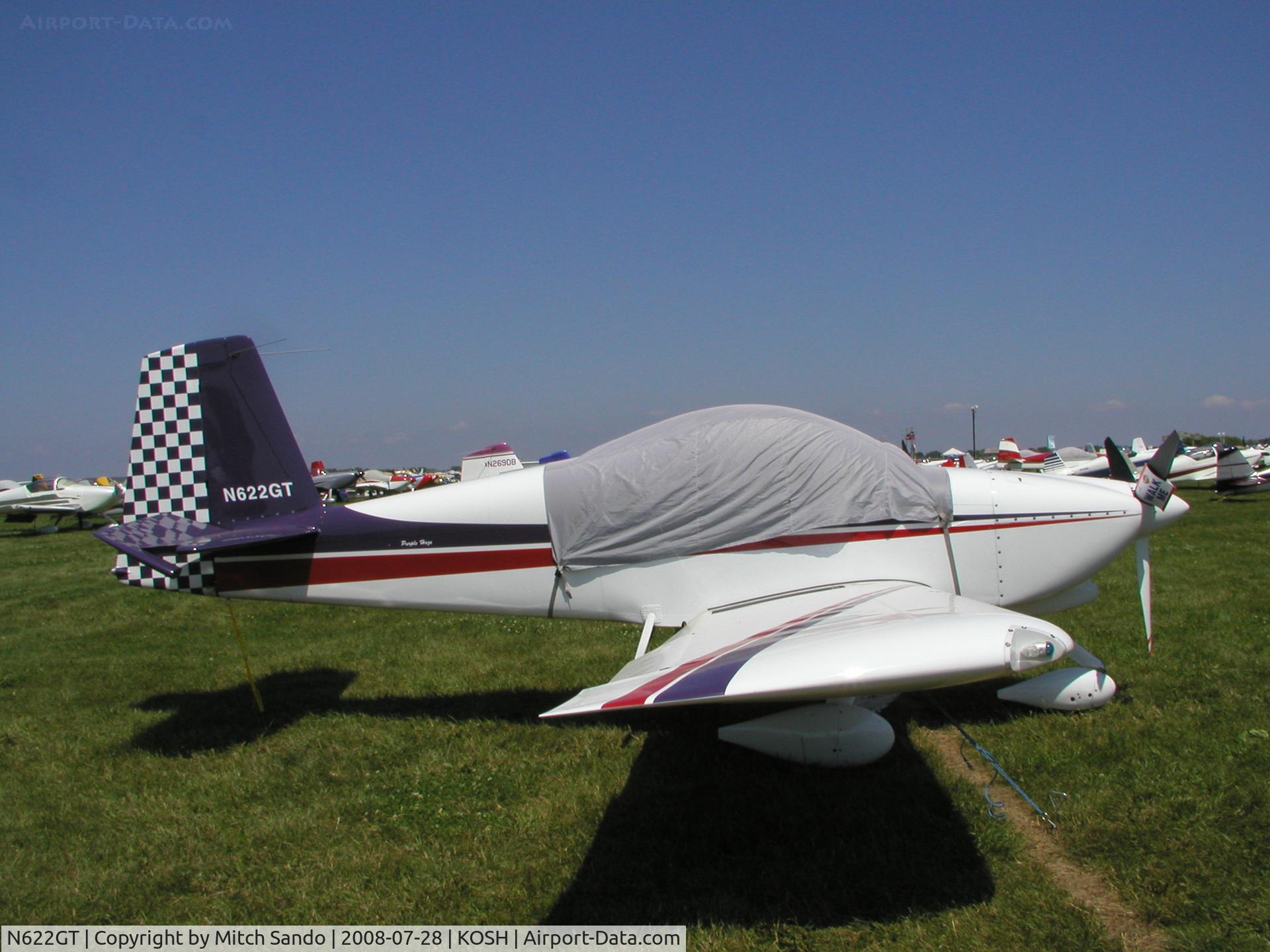 N622GT, Vans RV-7A C/N 71892, EAA AirVenture 2008.