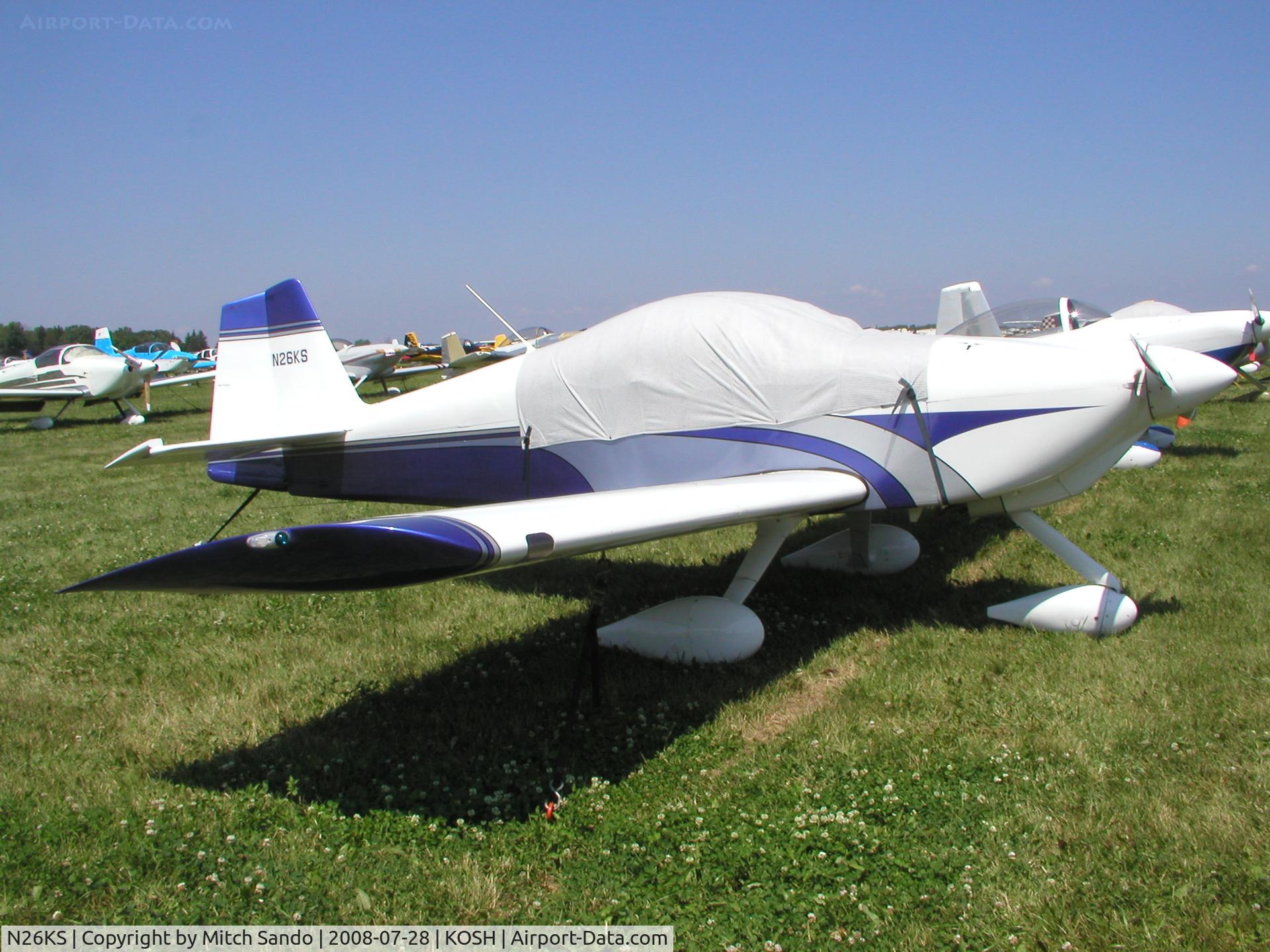 N26KS, Vans RV-6A C/N 24658, EAA AirVenture 2008.