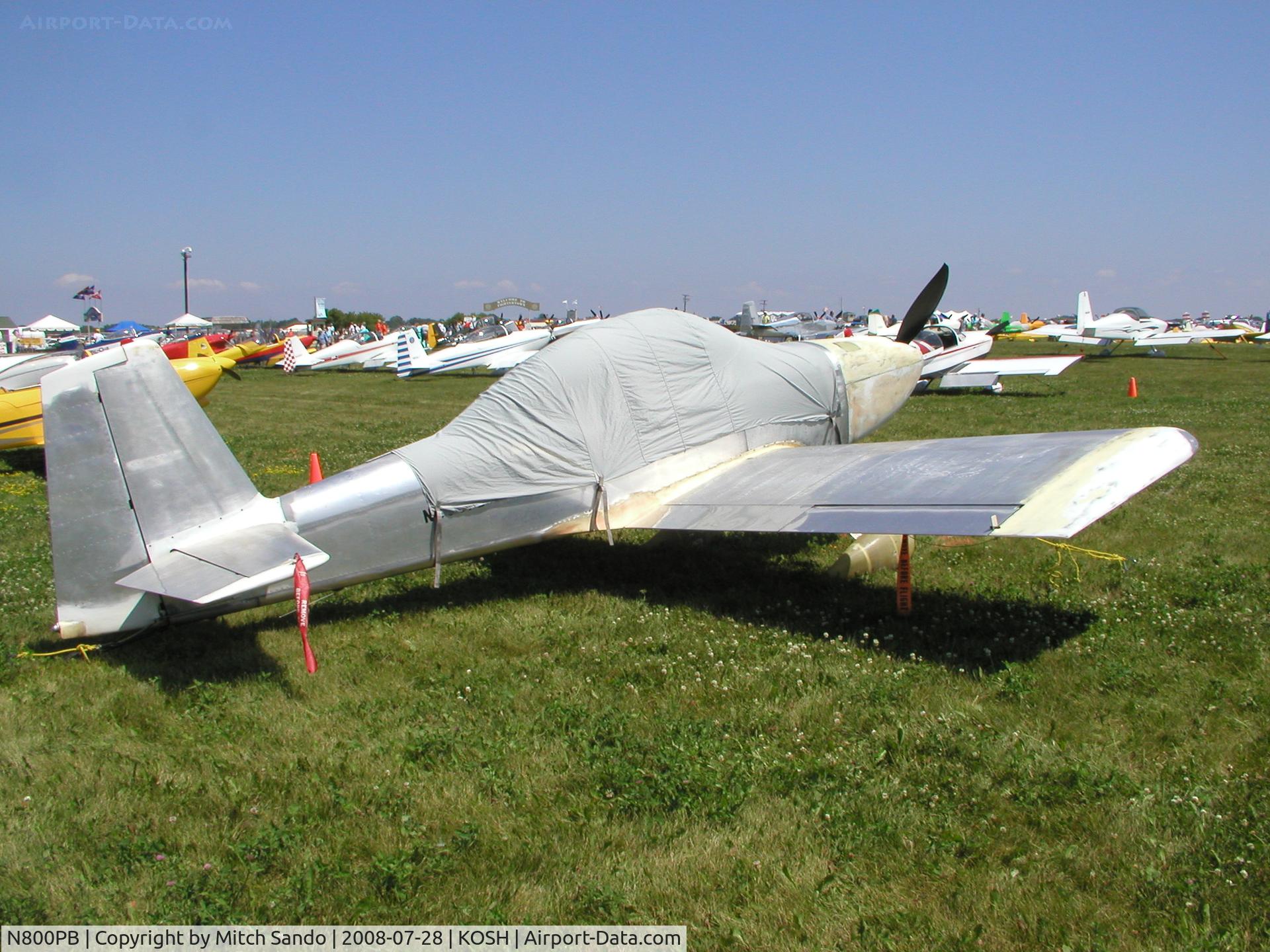N800PB, 2004 Vans RV-8 C/N 80838, EAA AirVenture 2008.