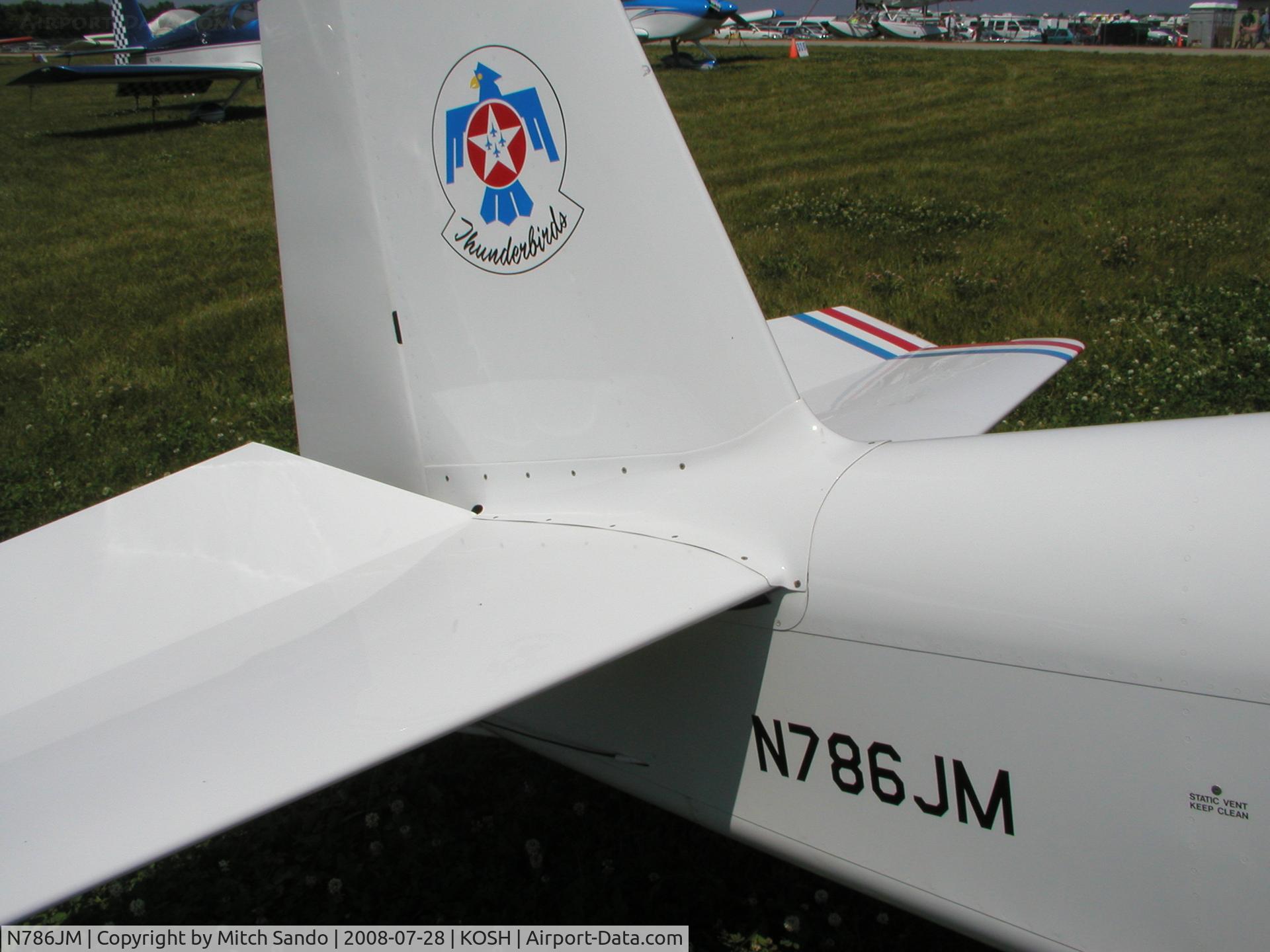 N786JM, 2001 Vans RV-8 C/N 81324, EAA AirVenture 2008.
