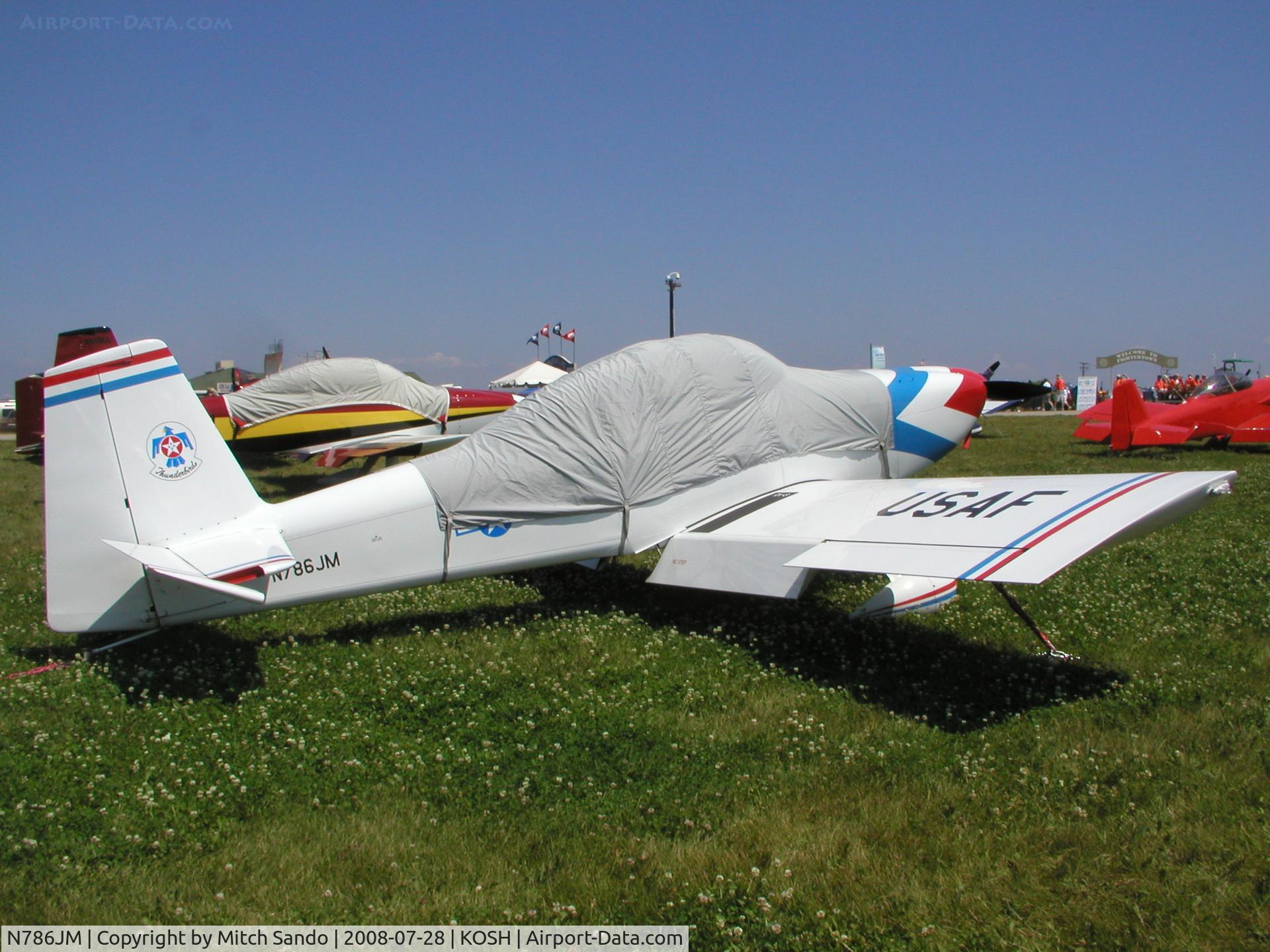 N786JM, 2001 Vans RV-8 C/N 81324, EAA AirVenture 2008.