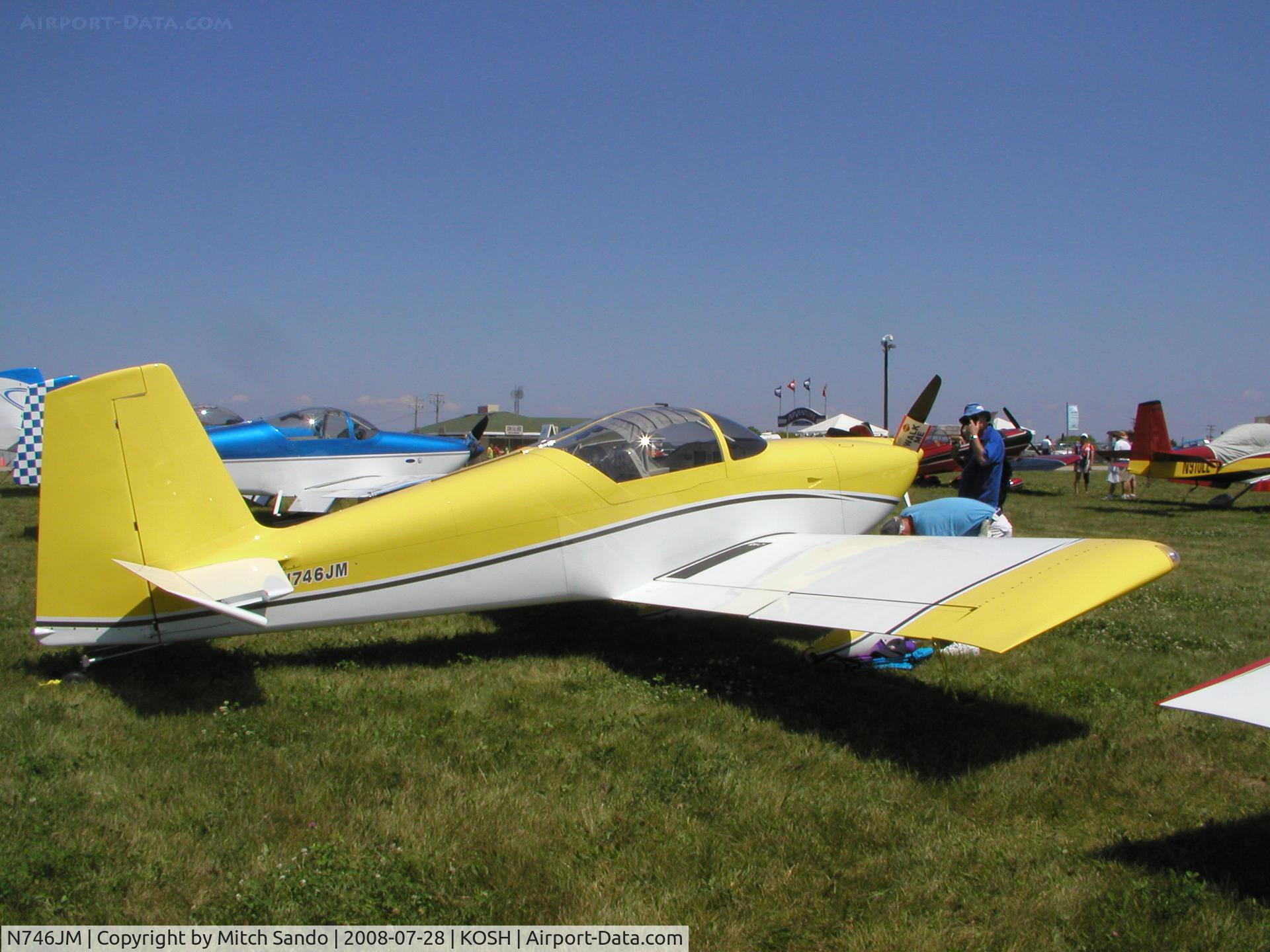 N746JM, 2007 Vans RV-7 C/N 71695, EAA AirVenture 2008.
