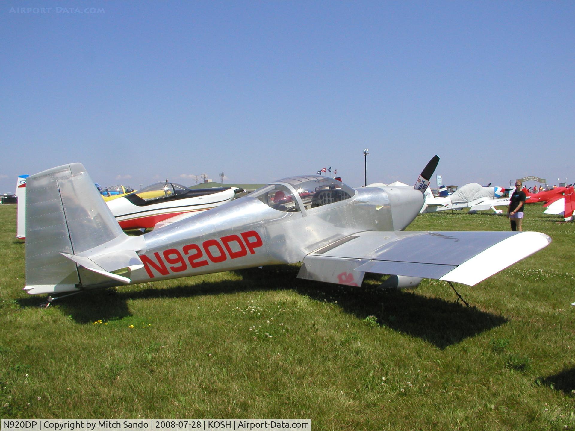 N920DP, 2005 Vans RV-7 C/N 70-426, EAA AirVenture 2008.