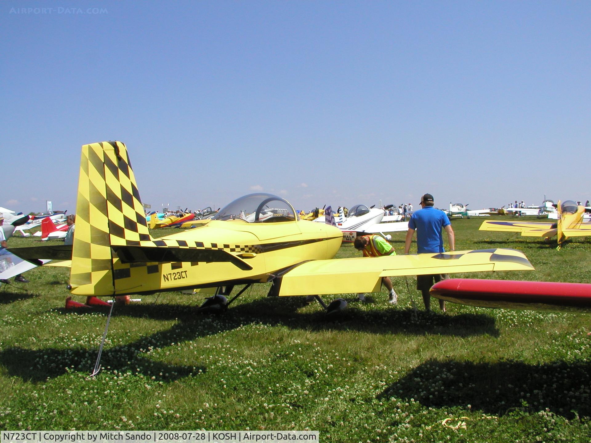 N723CT, 2006 Vans RV-8A C/N 82292, EAA AirVenture 2008.