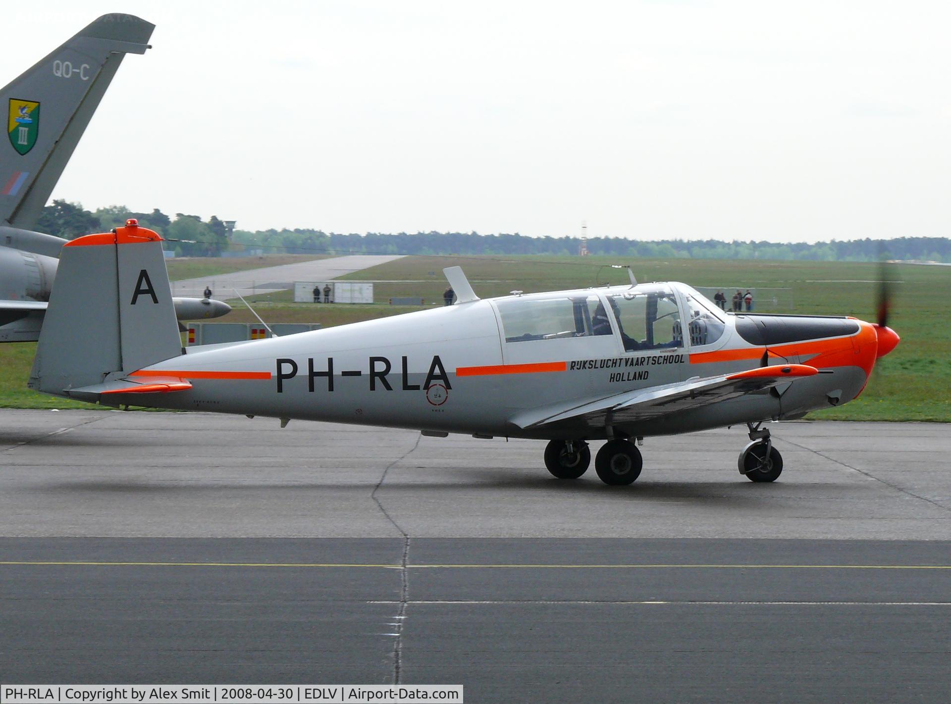 PH-RLA, 1959 Saab 91D Safir C/N 91-367, Saab S-91D Safir PH-RLA painted in Rijksluchtvaartschool colors