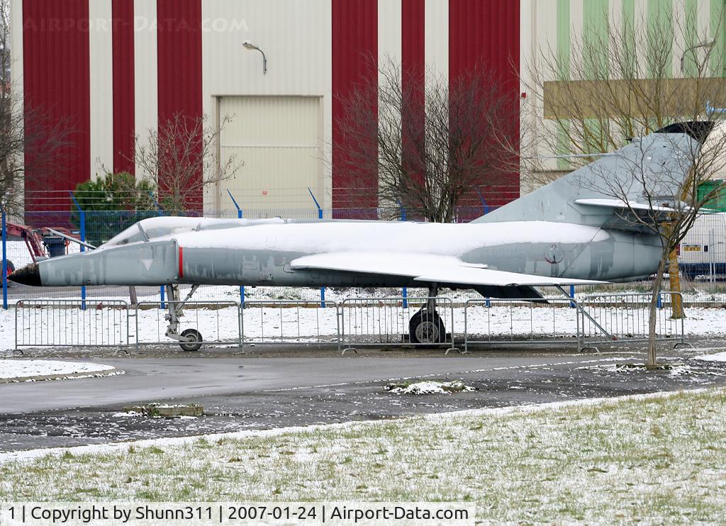 1, Dassault Mirage IVA C/N 1, S/n 01 - Preserved in the CEAT restricted area and visible from the road...