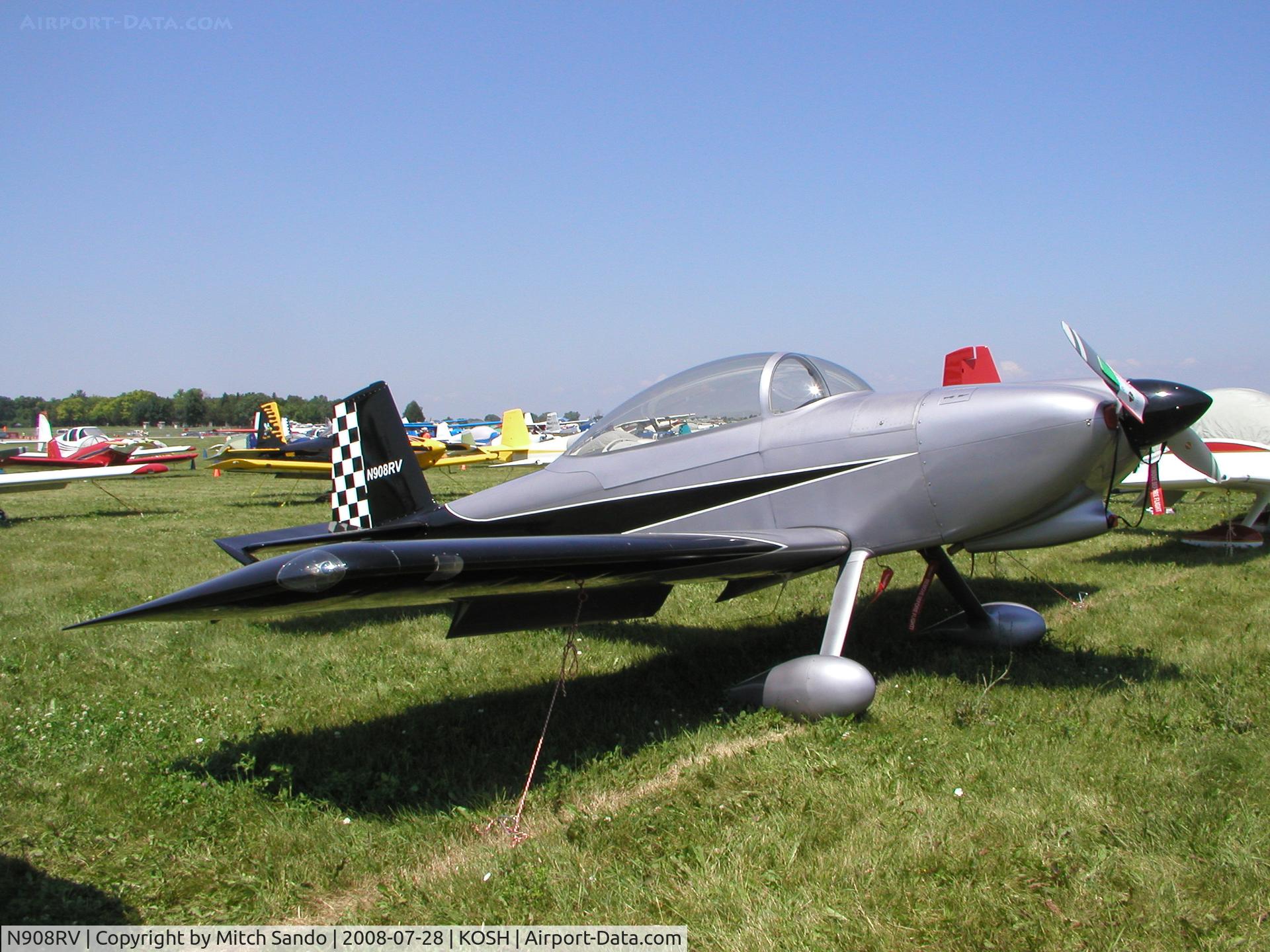 N908RV, 2006 Vans RV-8 C/N 82002, EAA AirVenture 2008.