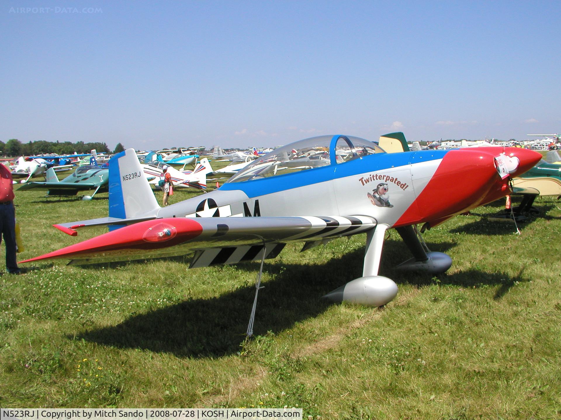 N523RJ, 2004 Vans RV-8 C/N 80027, EAA AirVenture 2008.