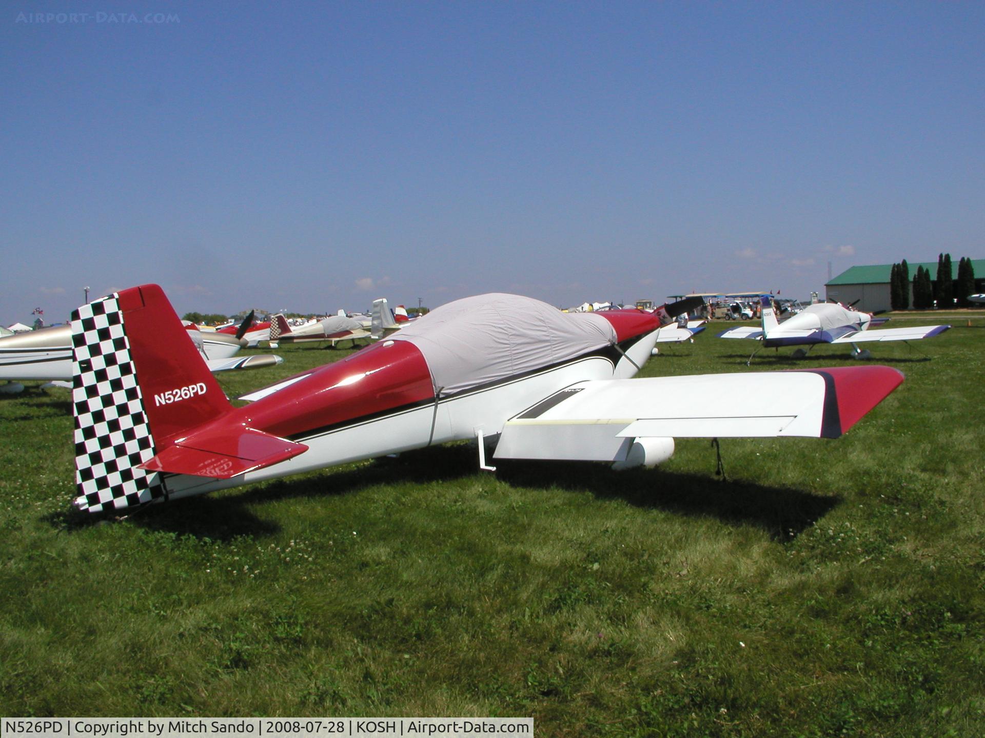 N526PD, 2004 Vans RV-7A C/N 70369, EAA AirVenture 2008.