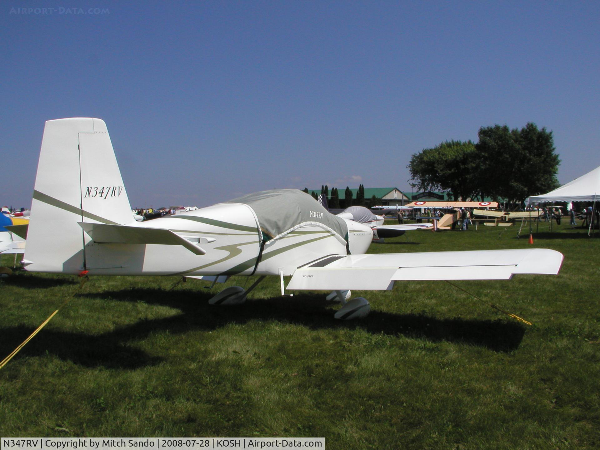 N347RV, 2007 Vans RV-7A C/N 70345, EAA AirVenture 2008.