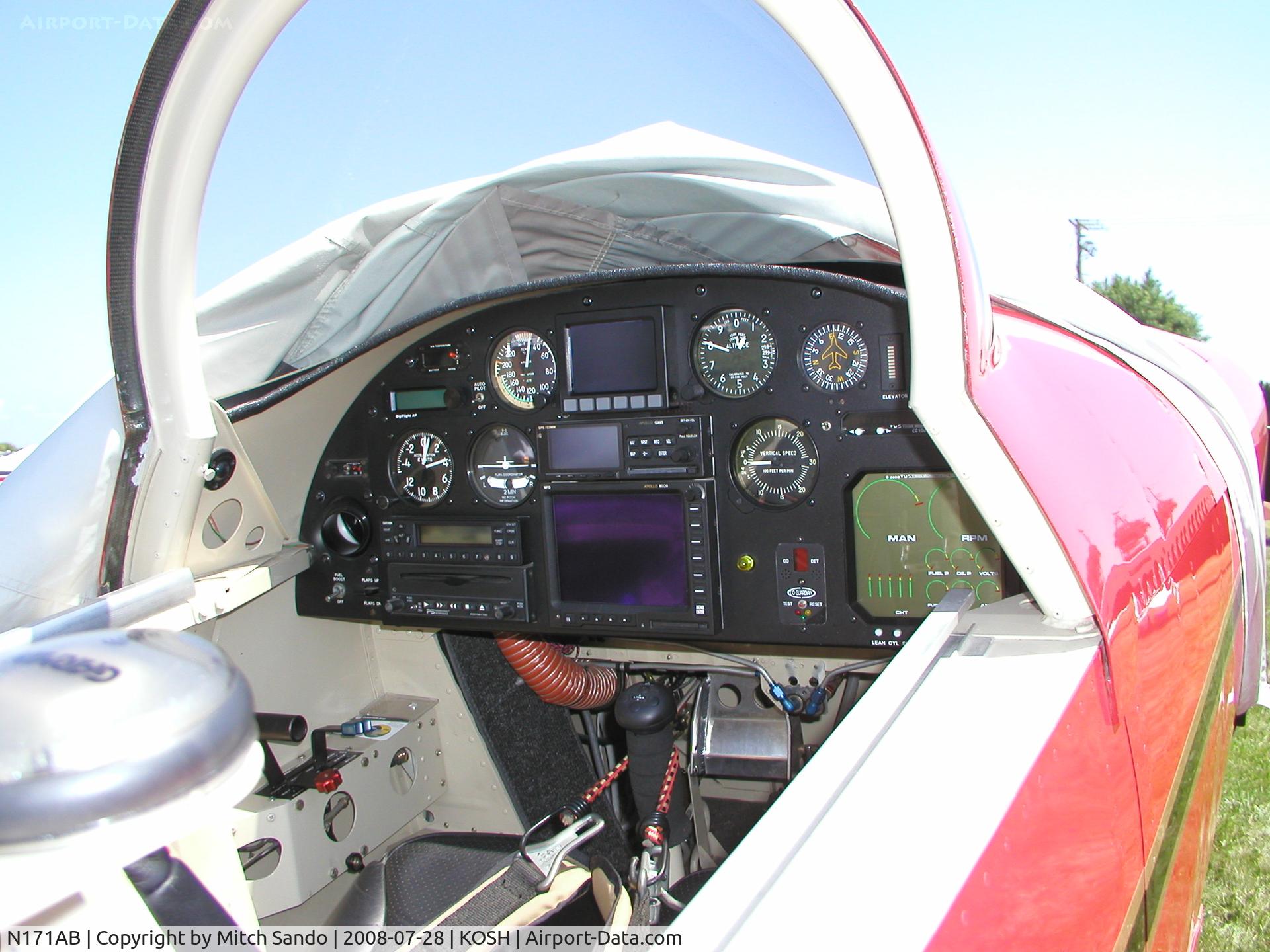 N171AB, 2003 Vans RV-8 C/N 81642, EAA AirVenture 2008.
