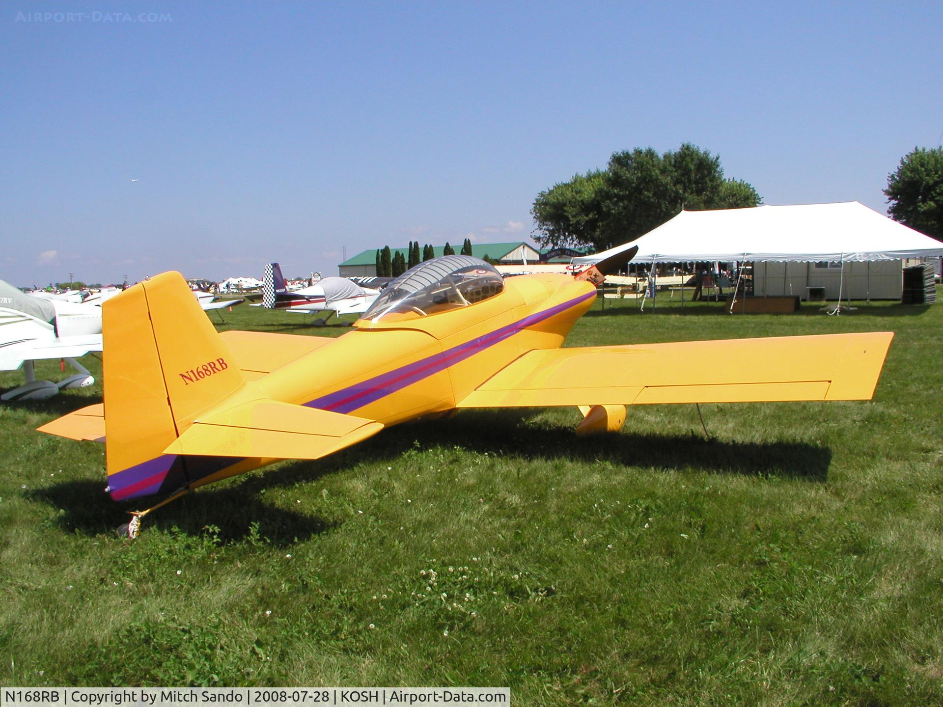N168RB, 1997 Vans RV-4 C/N 1700, EAA AirVenture 2008.