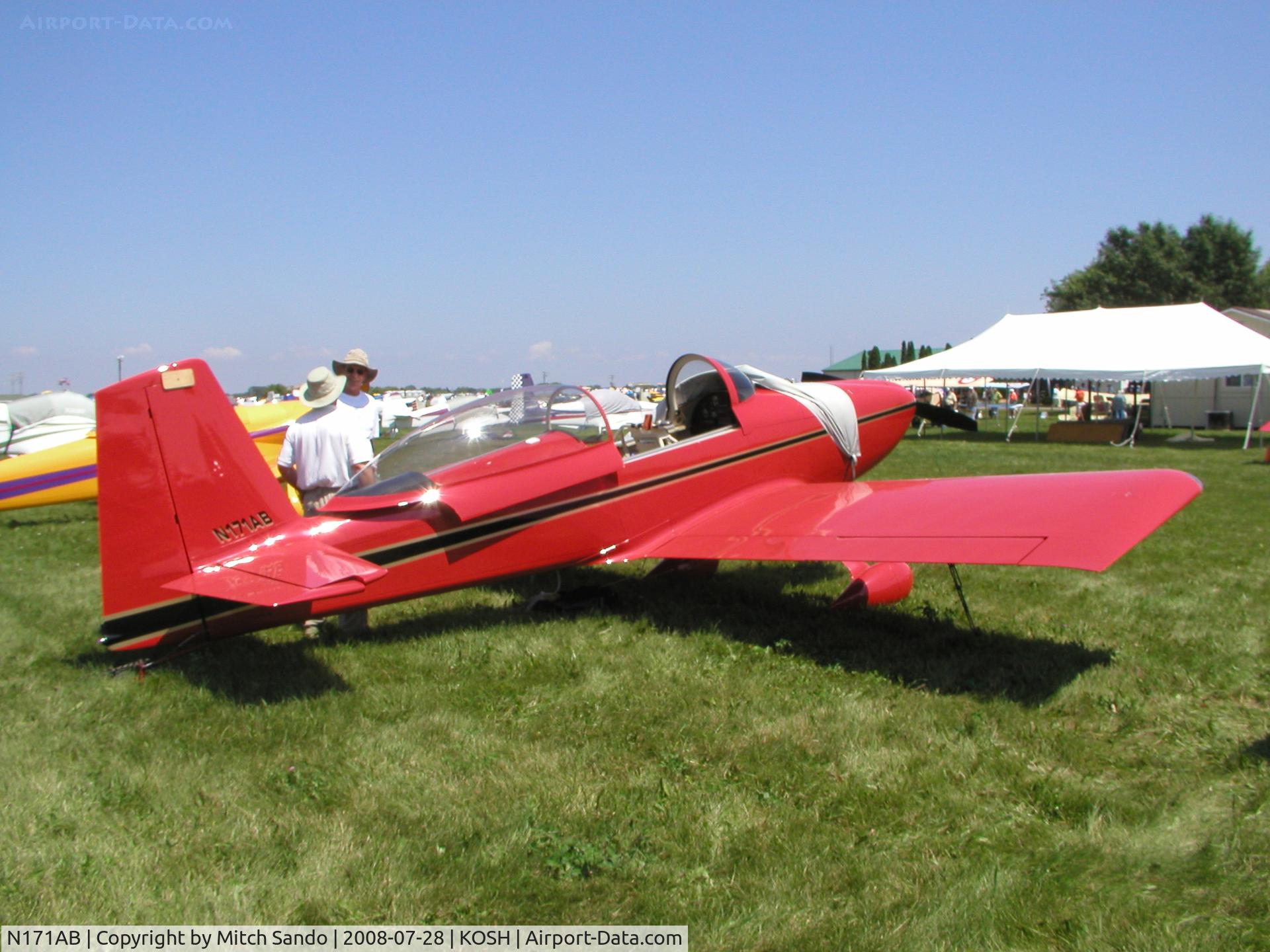 N171AB, 2003 Vans RV-8 C/N 81642, EAA AirVenture 2008.