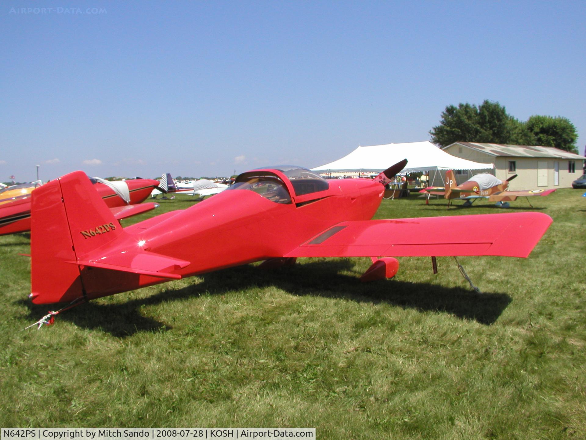 N642PS, 2007 Vans RV-6 C/N 23290, EAA AirVenture 2008.