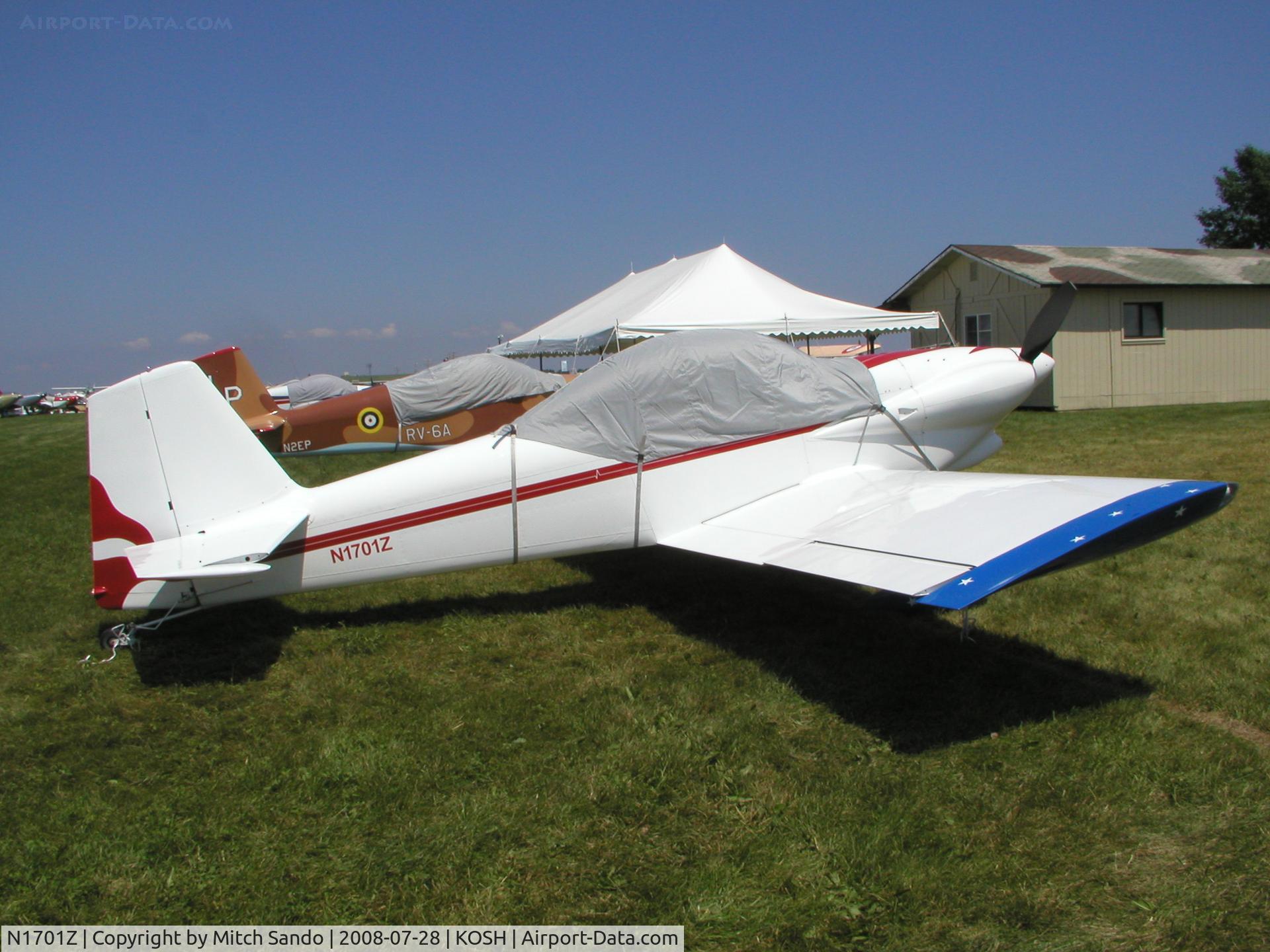 N1701Z, 2001 Vans RV-4 C/N 2307, EAA AirVenture 2008.