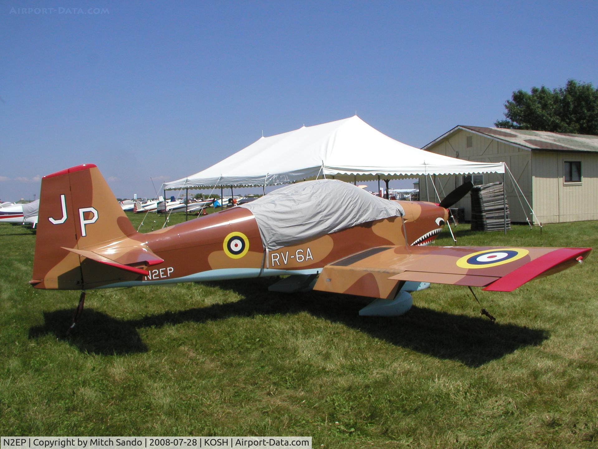 N2EP, 1999 Vans RV-6A C/N 60105, EAA AirVenture 2008.