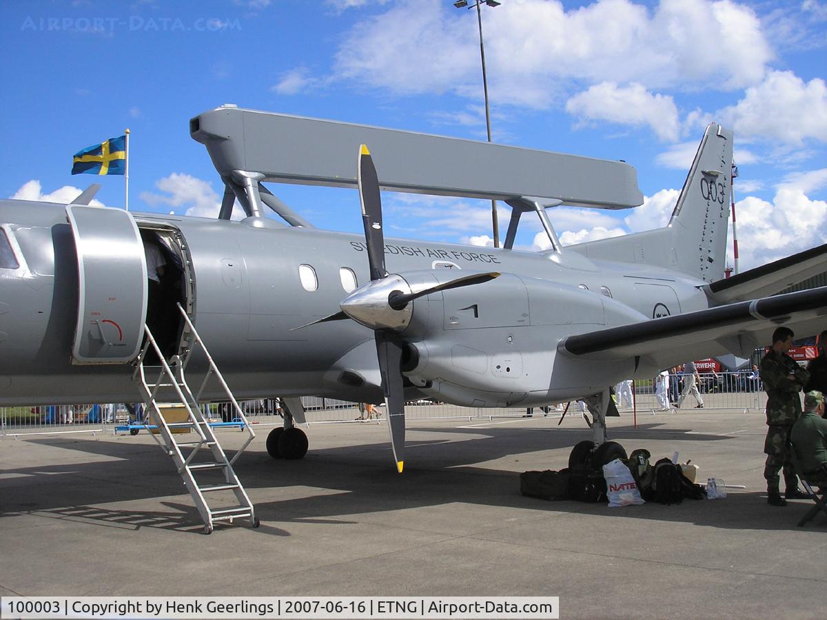 100003, 1996 Saab S100D Argus (340AEW) C/N 340B-379, NATO 25 yrs Geilenkirchen AFB  - Swedish AF