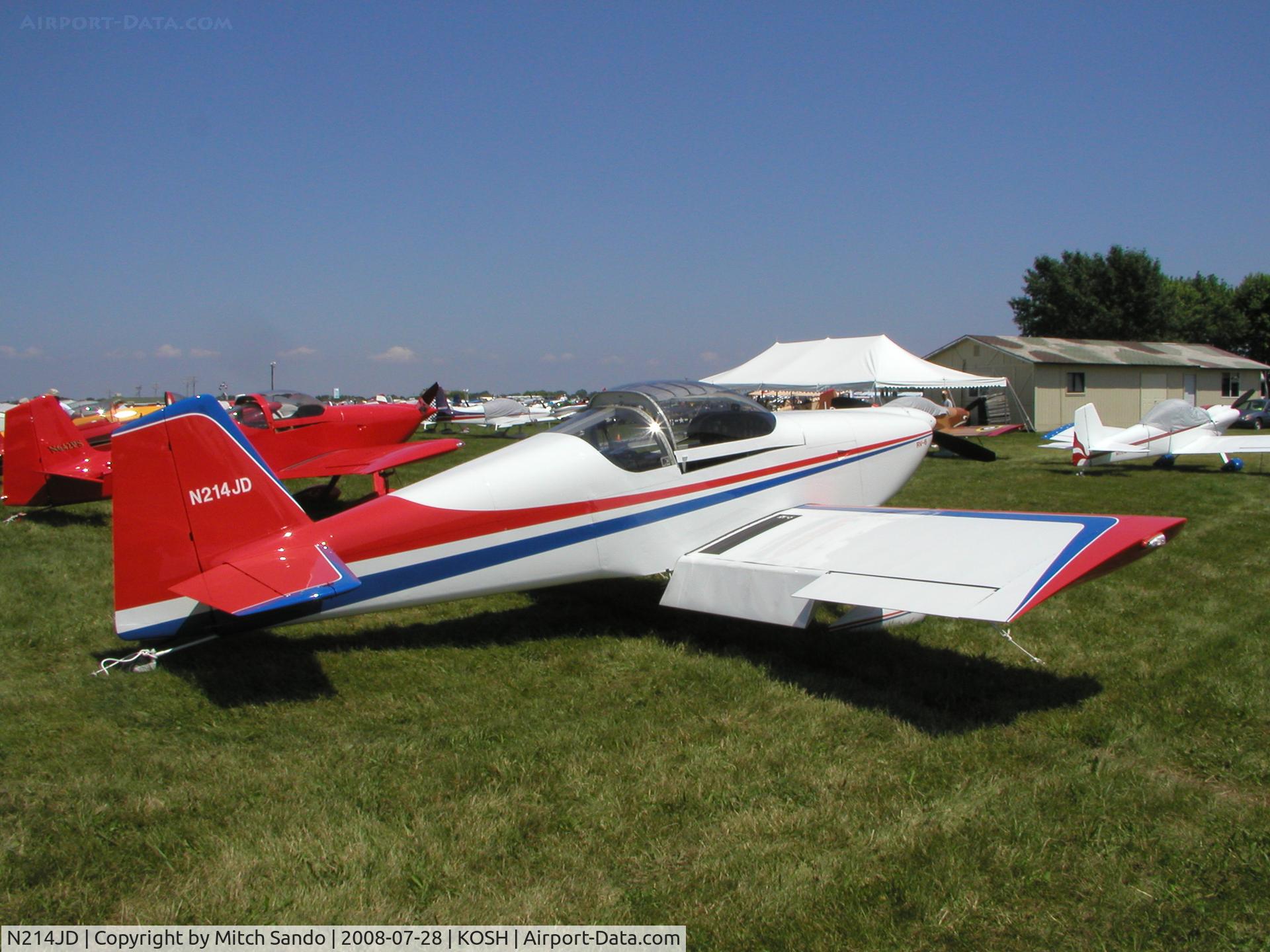 N214JD, 2006 Vans RV-6 C/N 20416, EAA AirVenture 2008.