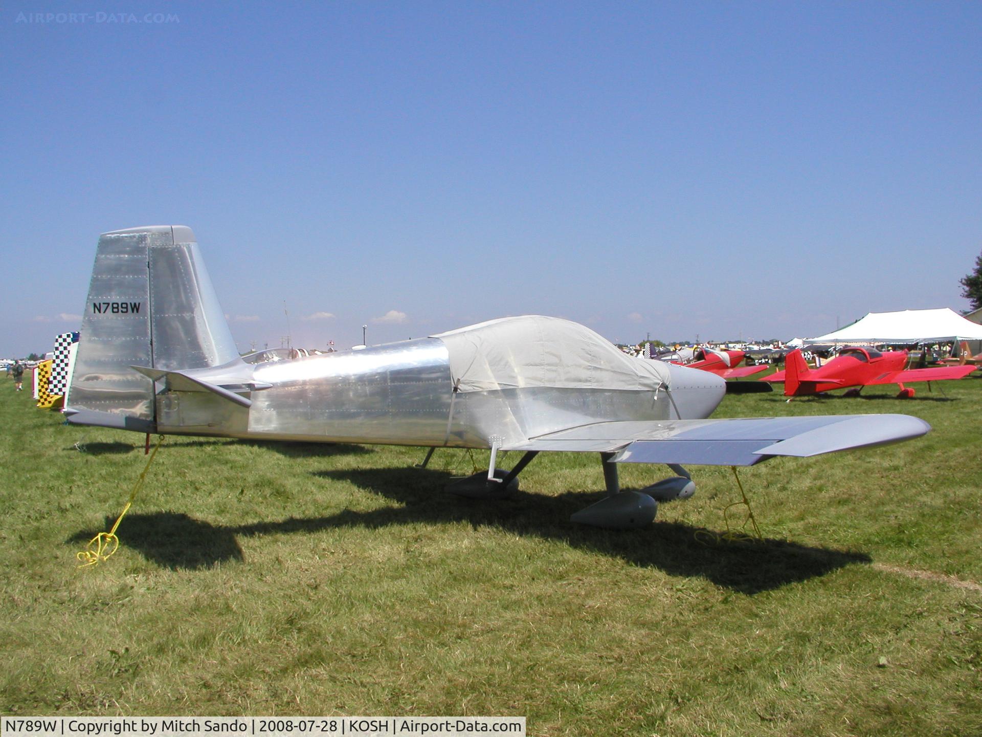 N789W, 2007 Vans RV-7A C/N 71038, EAA AirVenture 2008.
