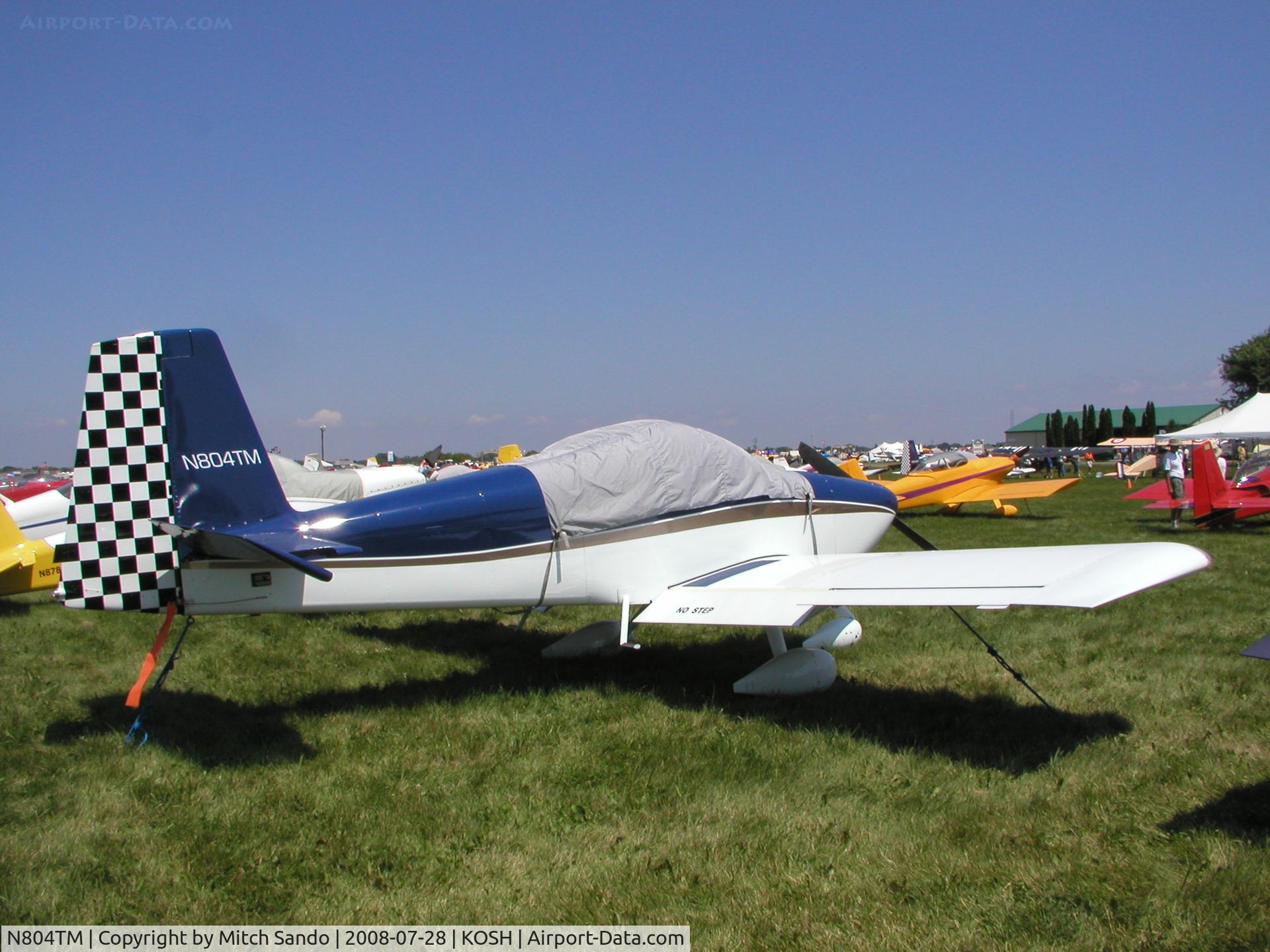 N804TM, 2004 Vans RV-7A C/N 70292, EAA AirVenture 2008.