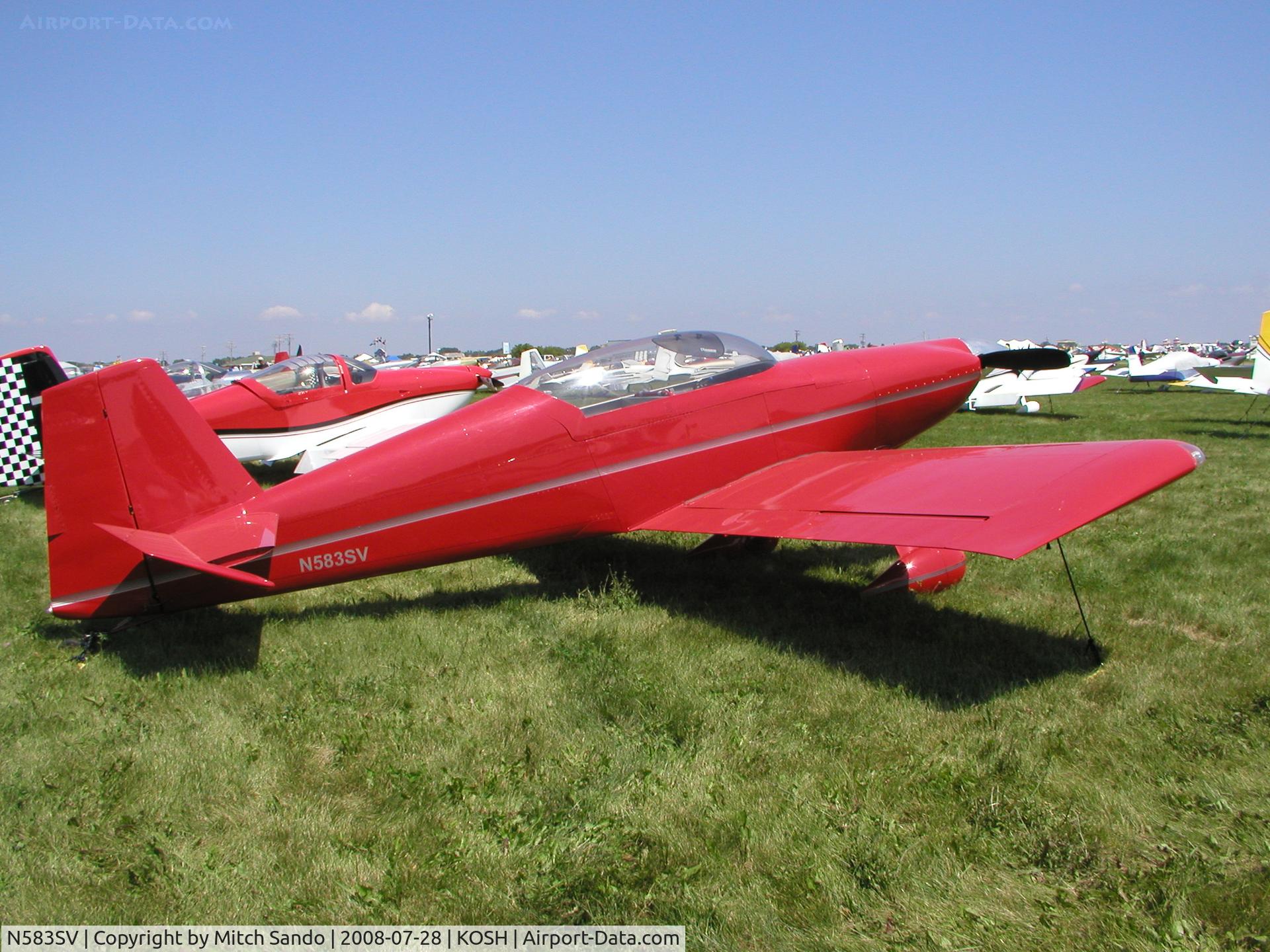 N583SV, 2005 Harmon Rocket II C/N 372, EAA AirVenture 2008.