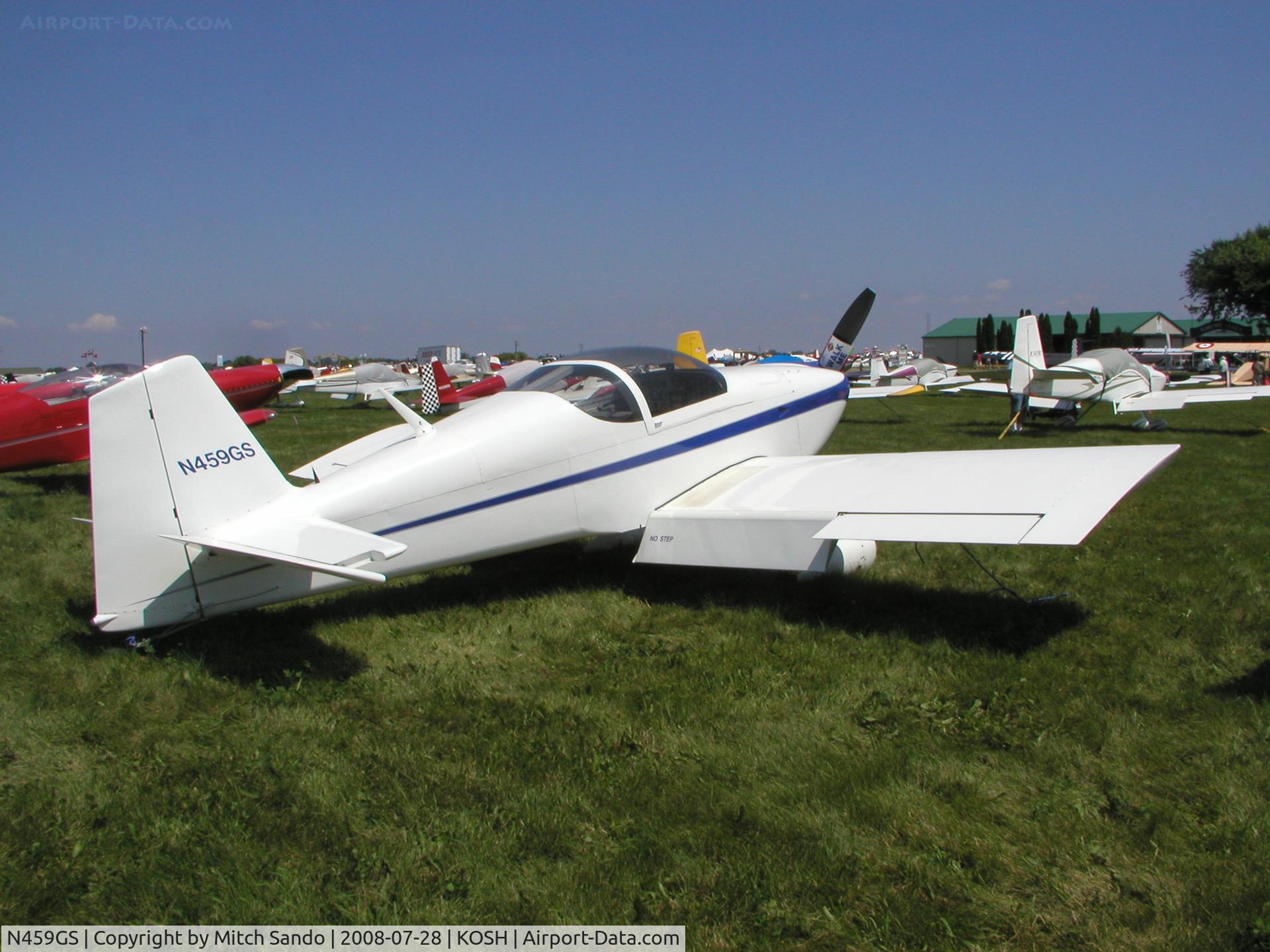 N459GS, 2003 Vans RV-6 C/N 25025, EAA AirVenture 2008.
