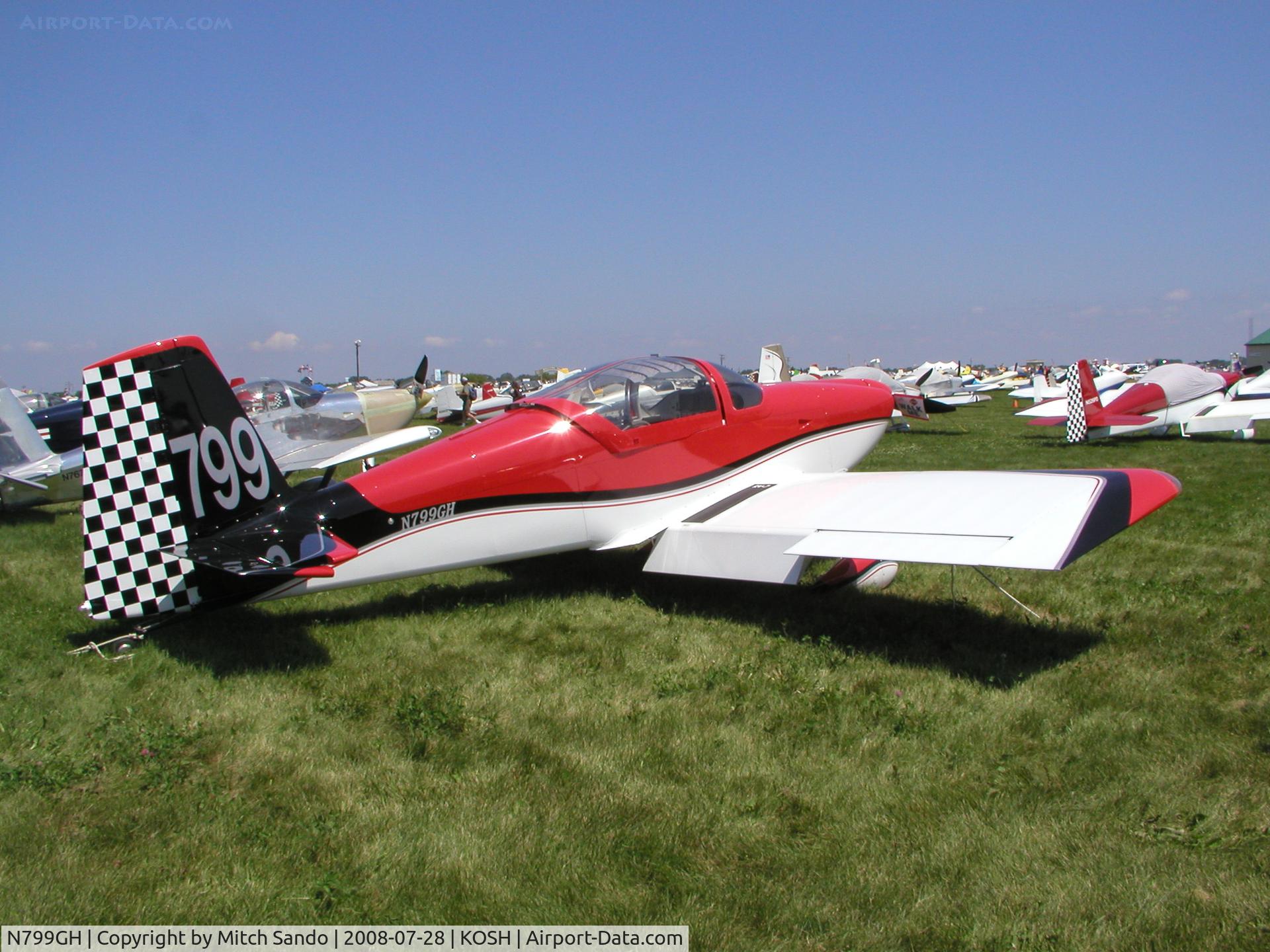 N799GH, 2007 Vans RV-7 C/N 70094, EAA AirVenture 2008.