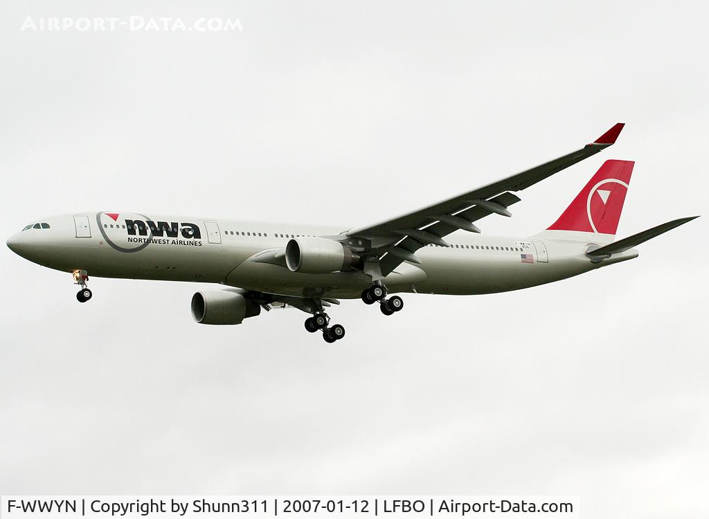 F-WWYN, 2006 Airbus A330-323 C/N 806, C/n 806 - To be N814NW
