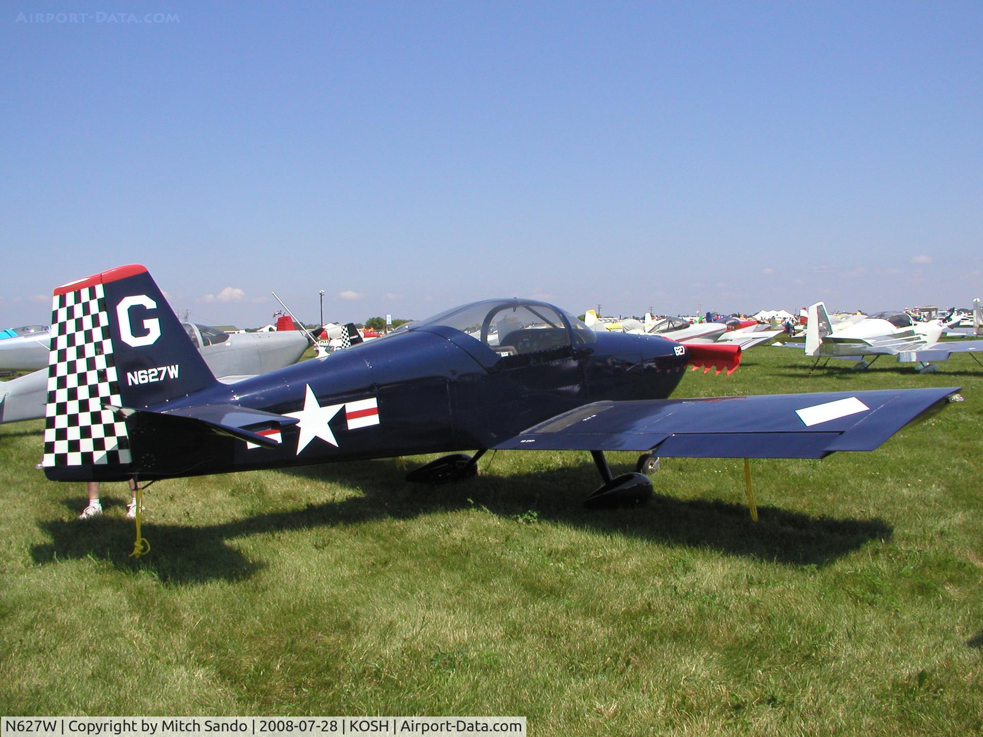 N627W, 1997 Vans RV-6A C/N 23651, EAA AirVenture 2008.