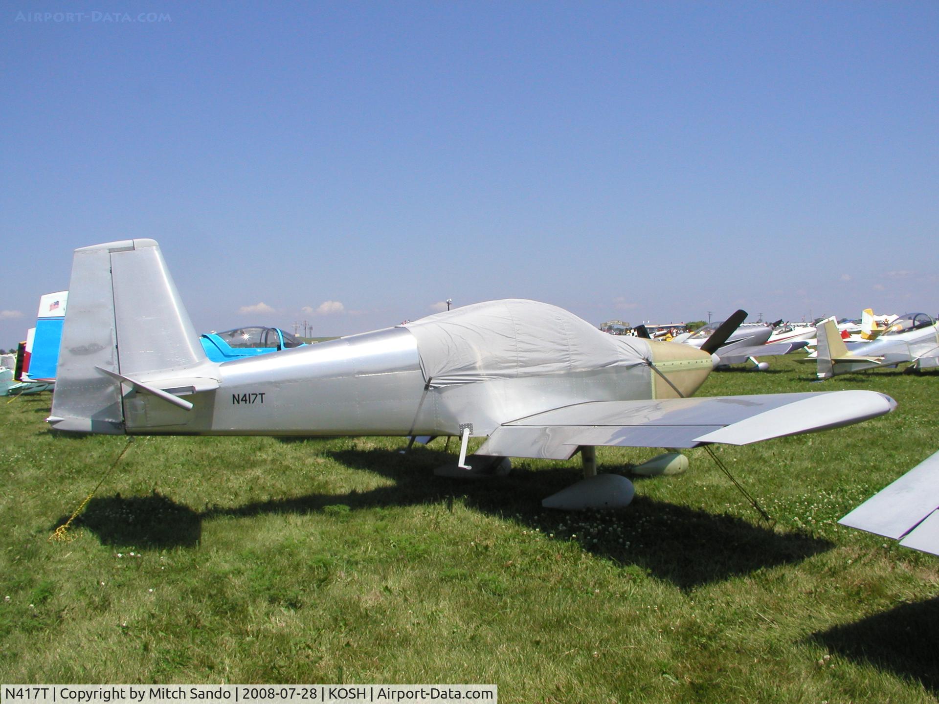 N417T, 2006 Vans RV-7A C/N 70234, EAA AirVenture 2008.