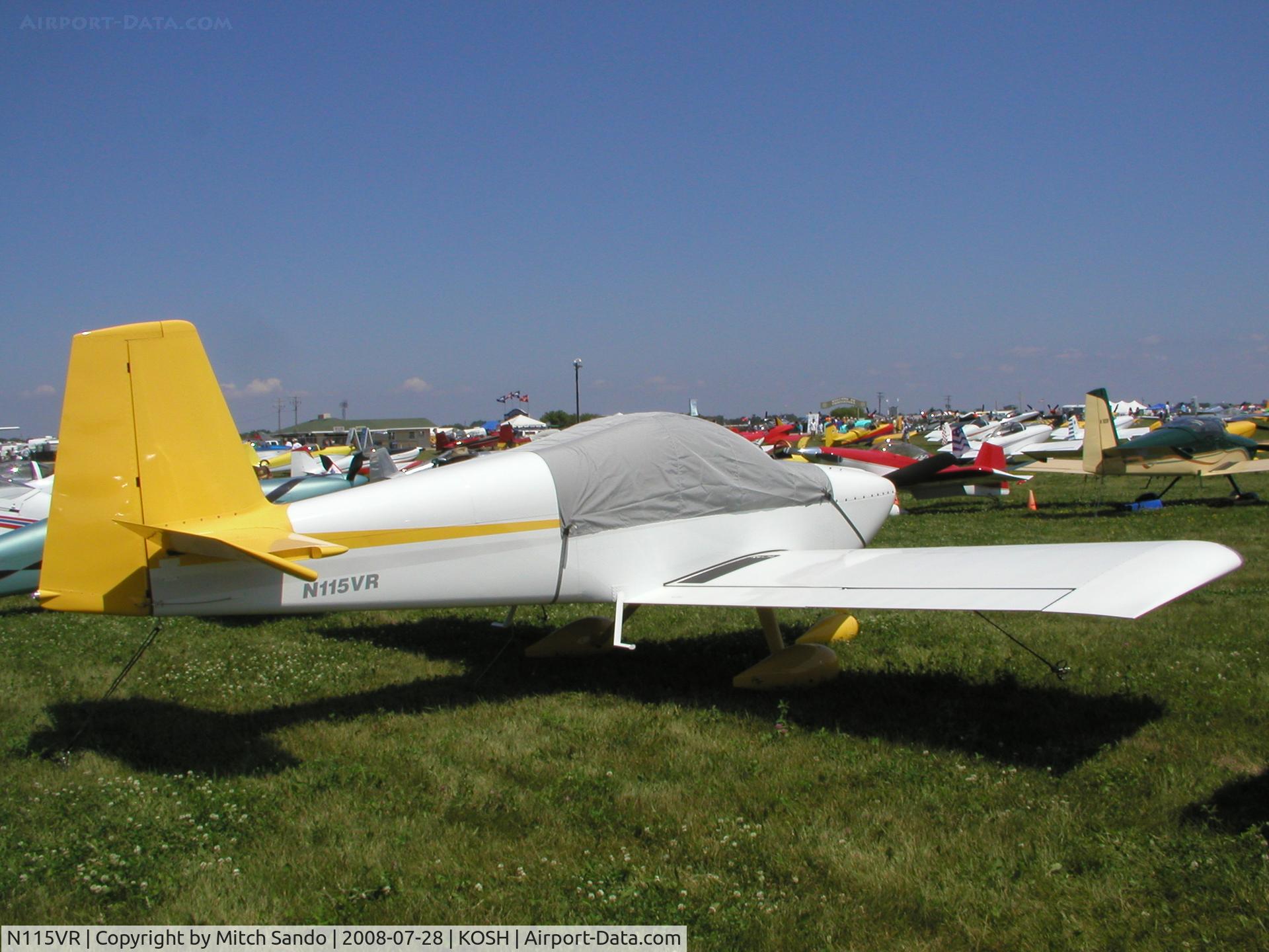 N115VR, 2007 Vans RV-7A C/N 70115, EAA AirVenture 2008.