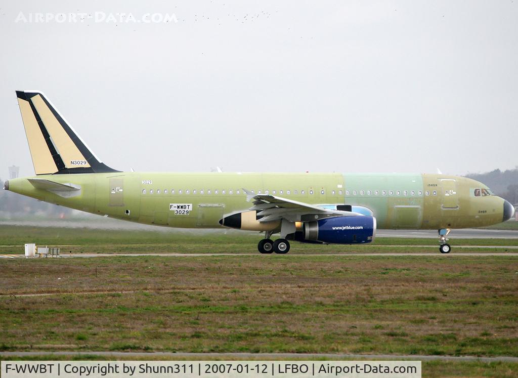 F-WWBT, 2007 Airbus A320-232 C/N 3029, C/n 3029 - For JetBlue Airways as N652JB
